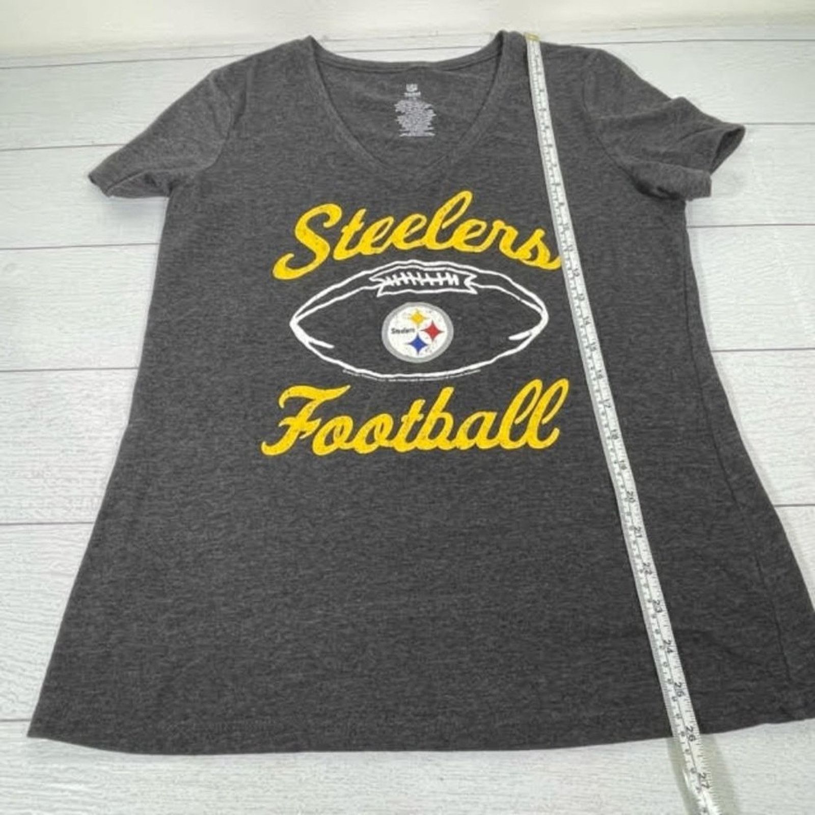 NFL NFL Pittsburgh Steelers Vintage Style V-Neck T-Shirt Size L Size L / US 10 / IT 46 - 5 Thumbnail