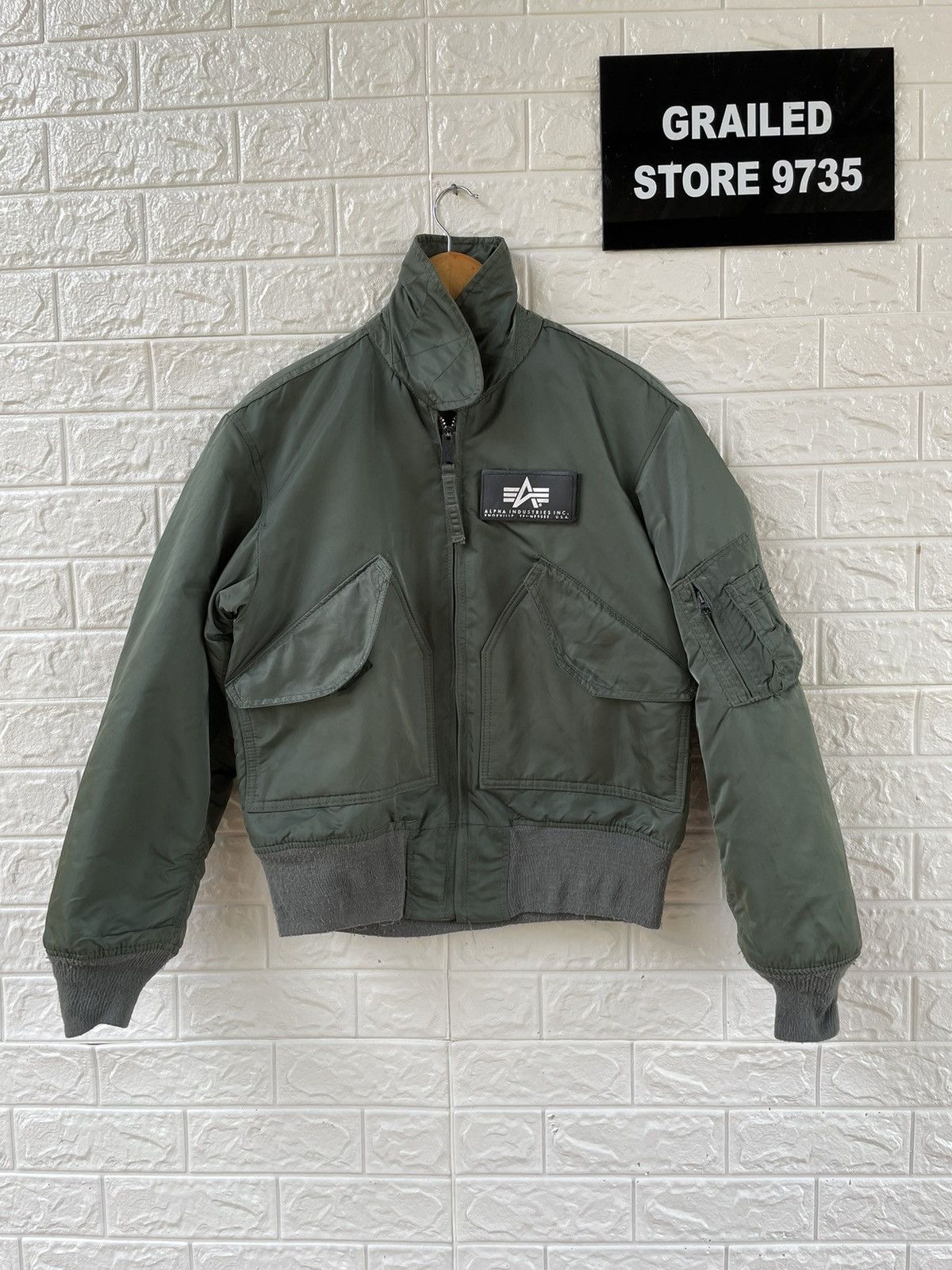 Alpha Industries Vintage Alpha Industries Bomber Jacket Size US L / EU 52-54 / 3 - 1 Thumbnail