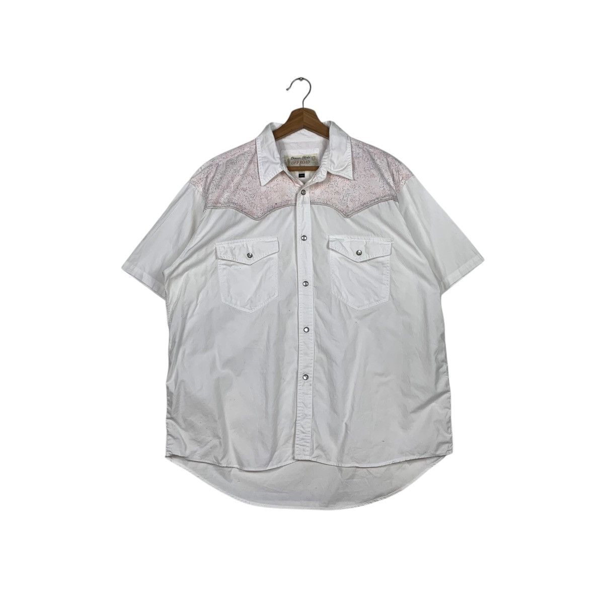 Japanese Brand OFF ROAD White Work Shirt Button Up Western Shirt #1934-C84 Size US L / EU 52-54 / 3 - 1 Thumbnail