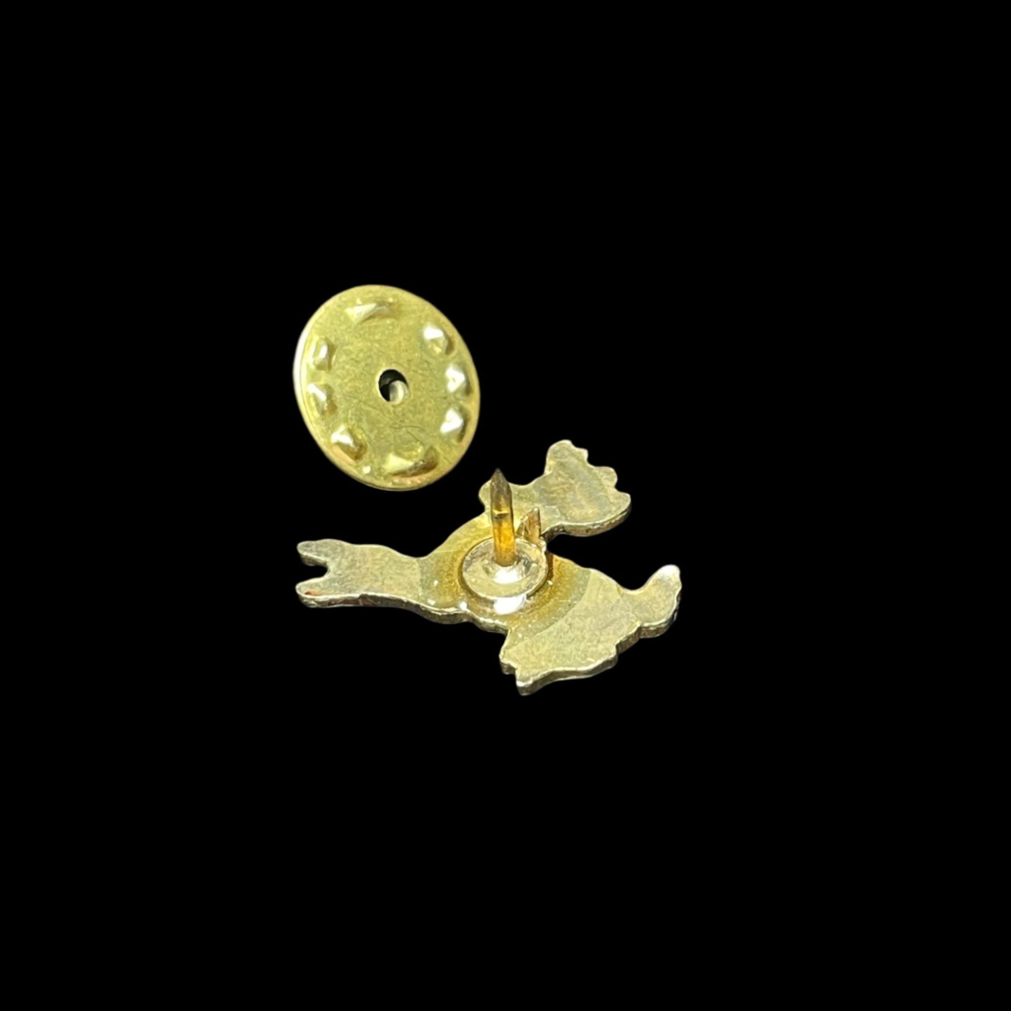 Vintage Prancing Reindeer Mini Enamel Brooch Pin Vintage Size ONE SIZE - 4 Thumbnail