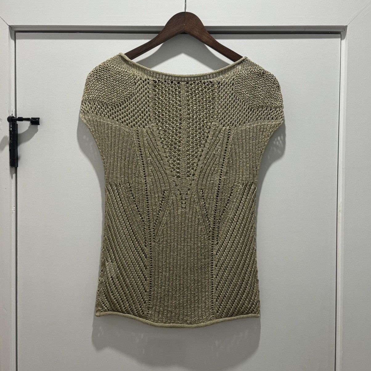 Plus One Clothing Plus One Japanese open knit crochet top Size ONE SIZE - 2 Thumbnail