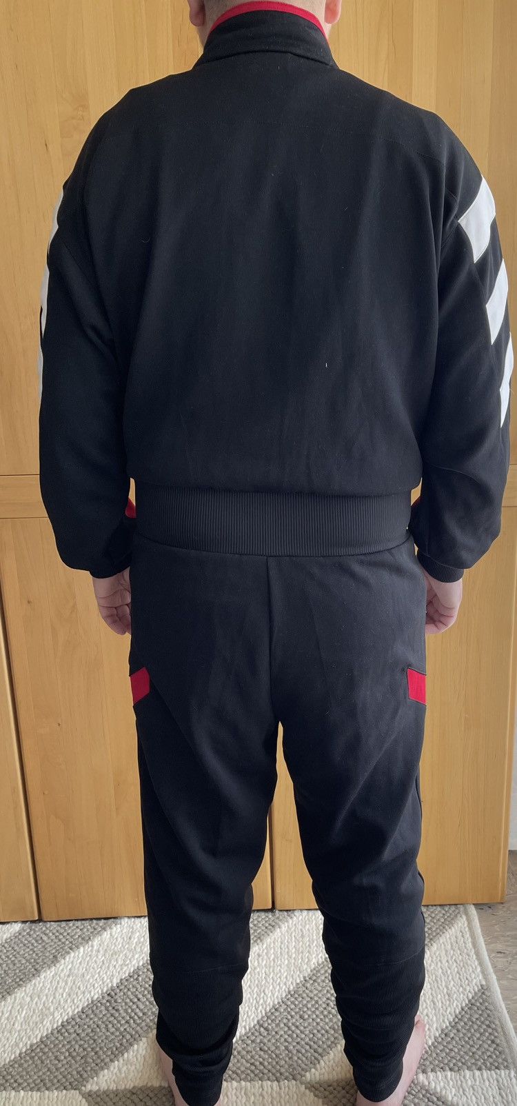 Adidas Vintage 90s Adidas One-Piece Tracksuit / Jumpsuit - Rare Size 50L - 11 Thumbnail