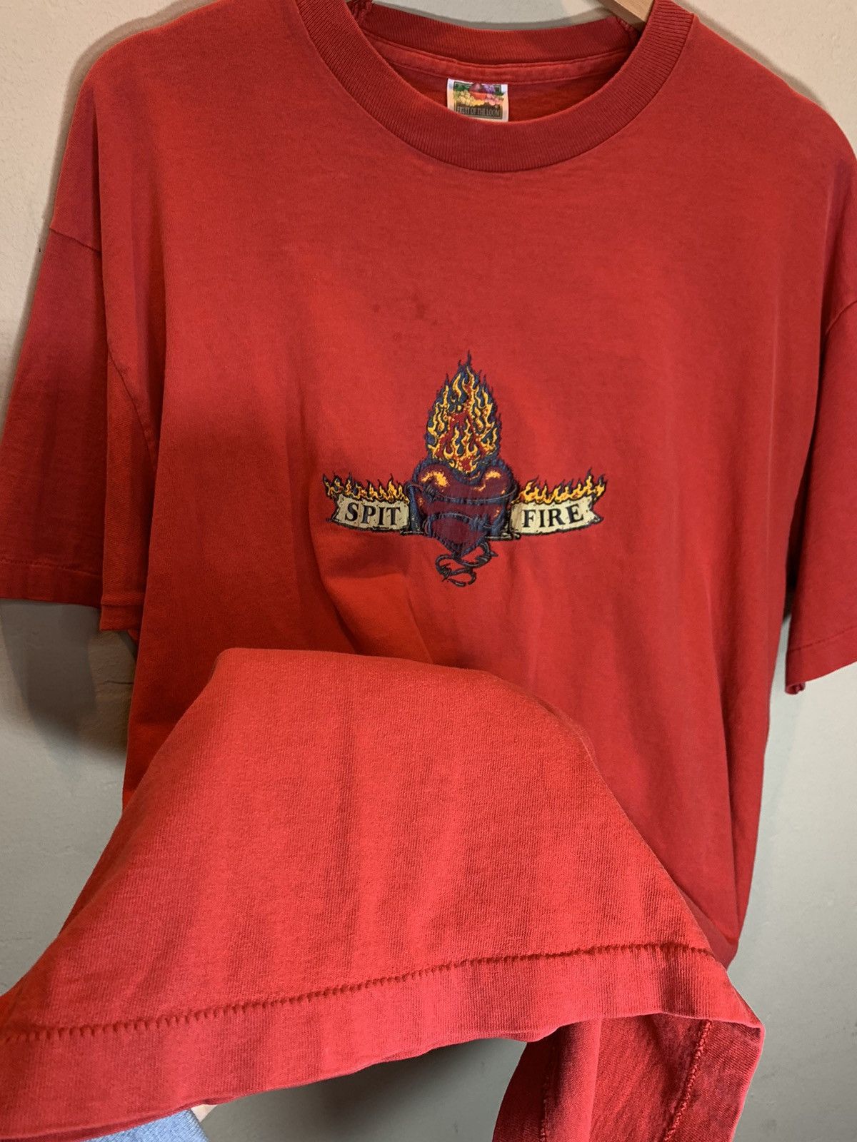 Spitfire RARE Vintage 90’s Spitfire Skateboarding Single Stitch Shirt Size US XL / EU 56 / 4 - 5 Thumbnail