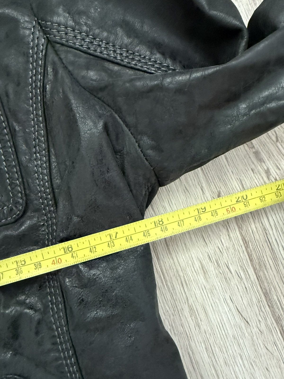 Gypsy Gipsy Leather Biker Jacket with Inner Hoodie Layer – Size S Size S / US 4 / IT 40 - 11 Thumbnail
