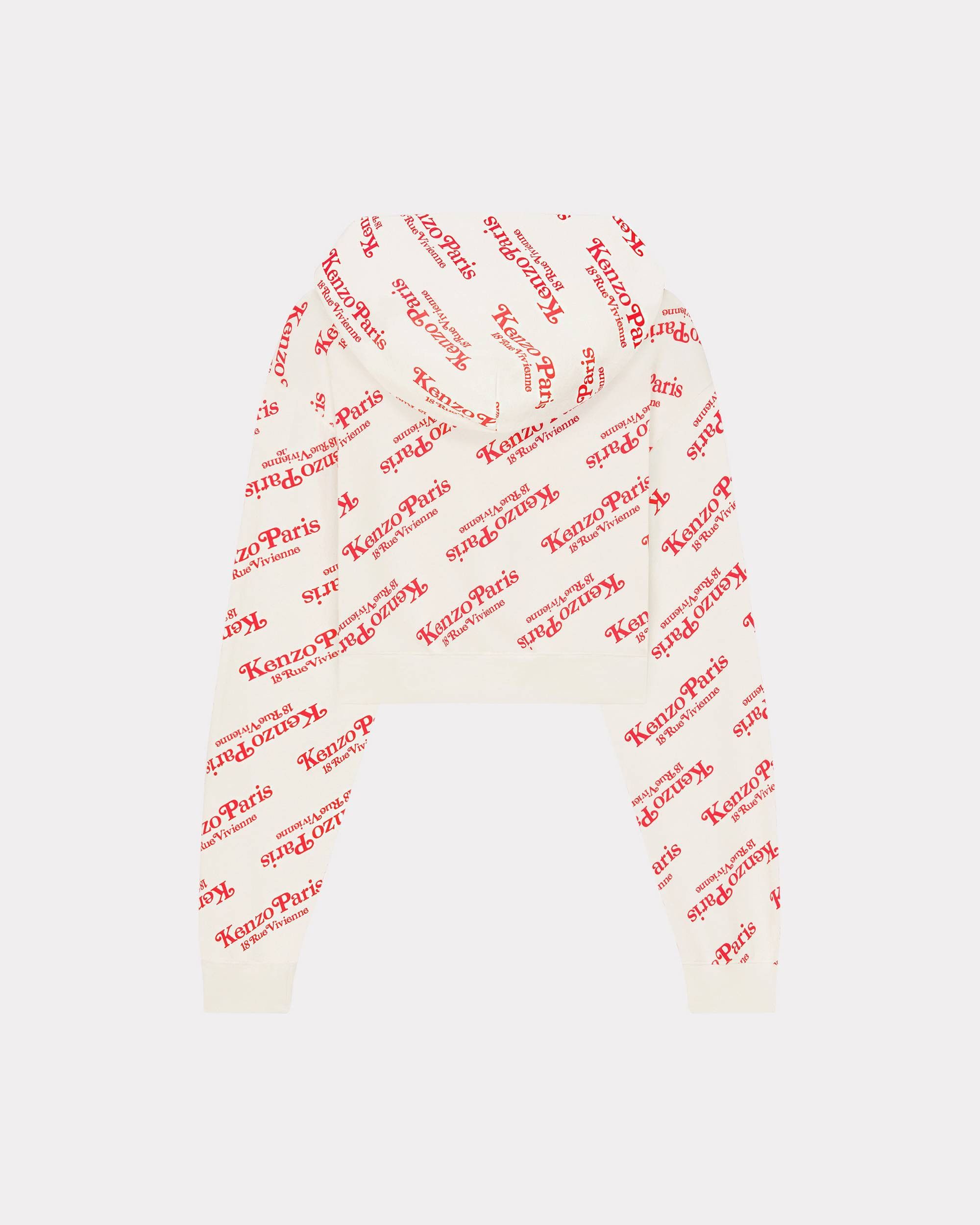 Kenzo o1y1025 Hoodie in White/Red Size M / US 6-8 / IT 42-44 - 2 Thumbnail