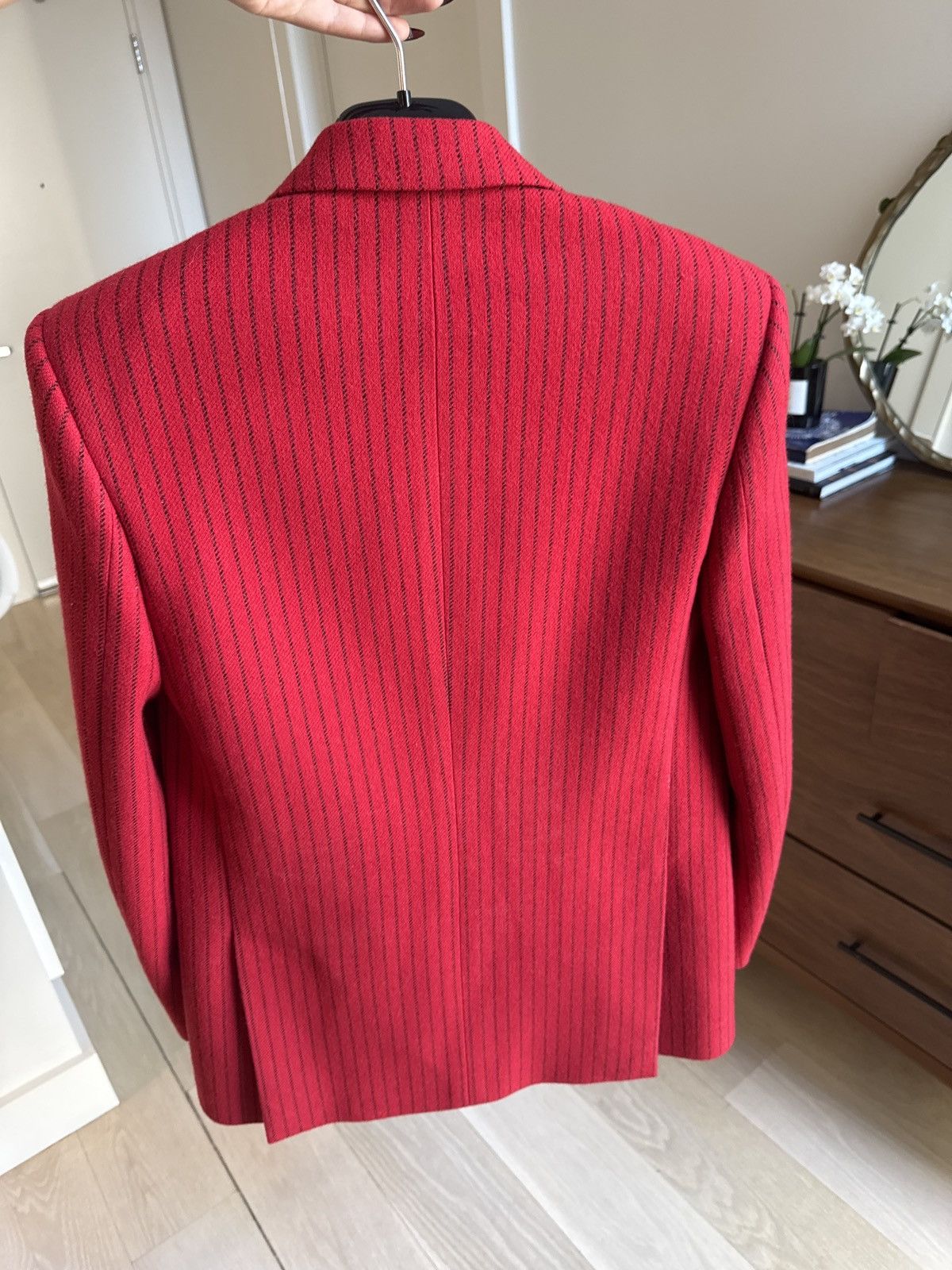 Yves Saint Laurent Red YSL blazer Size 46R - 9 Thumbnail
