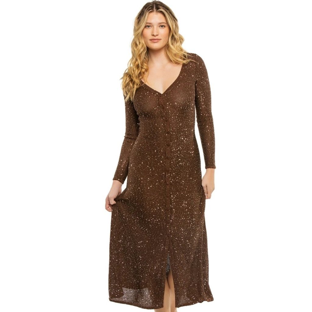 MISA Los Angeles MISA Los Angeles Rafael Cardigan Dress, Size: M Size M / US 6-8 / IT 42-44 - 3 Thumbnail