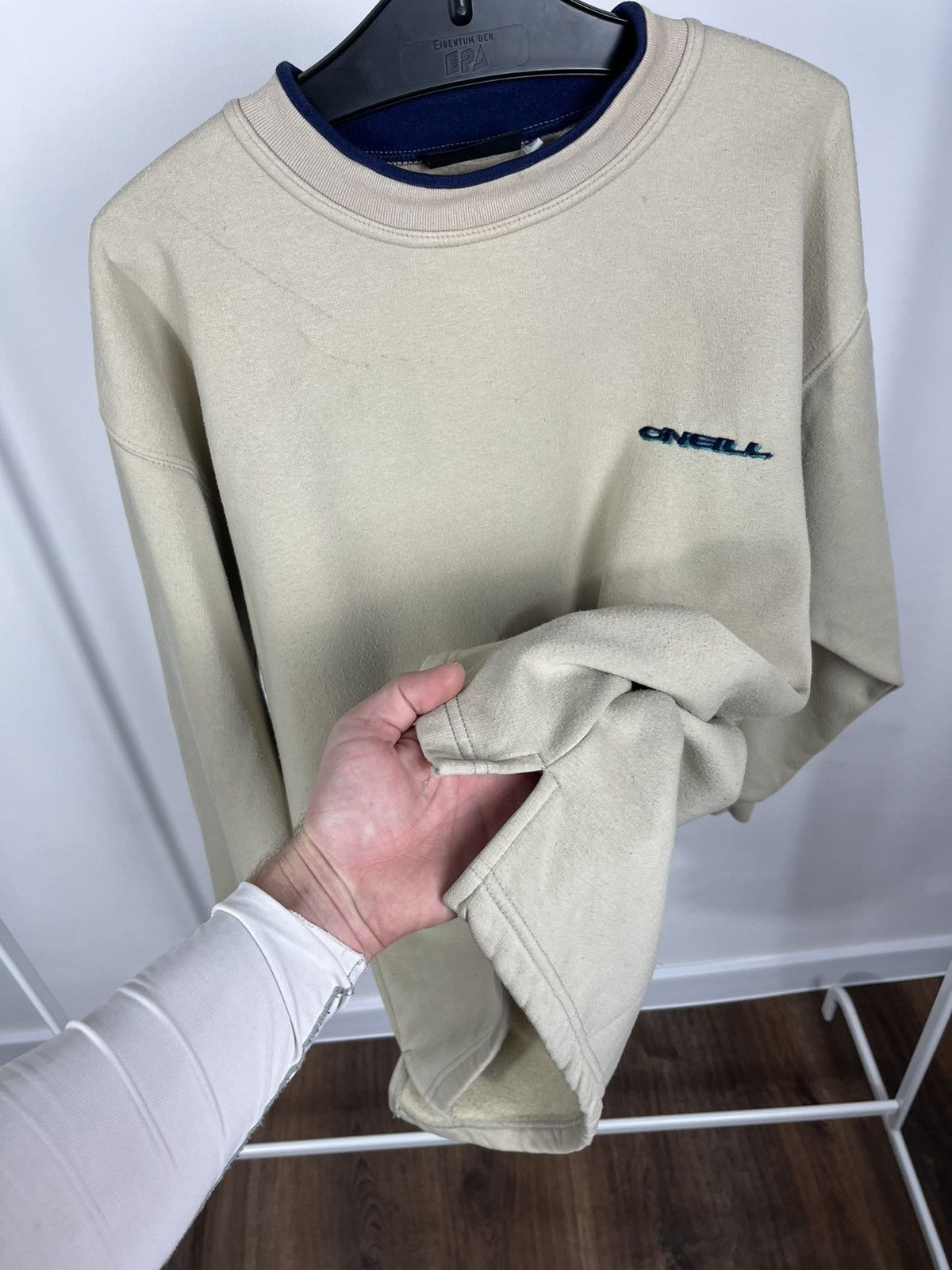 O'Neill Vintage O’Neill Beige Crewneck Sweatshirt Embroidered Logo L Size US L / EU 52-54 / 3 - 13 Thumbnail