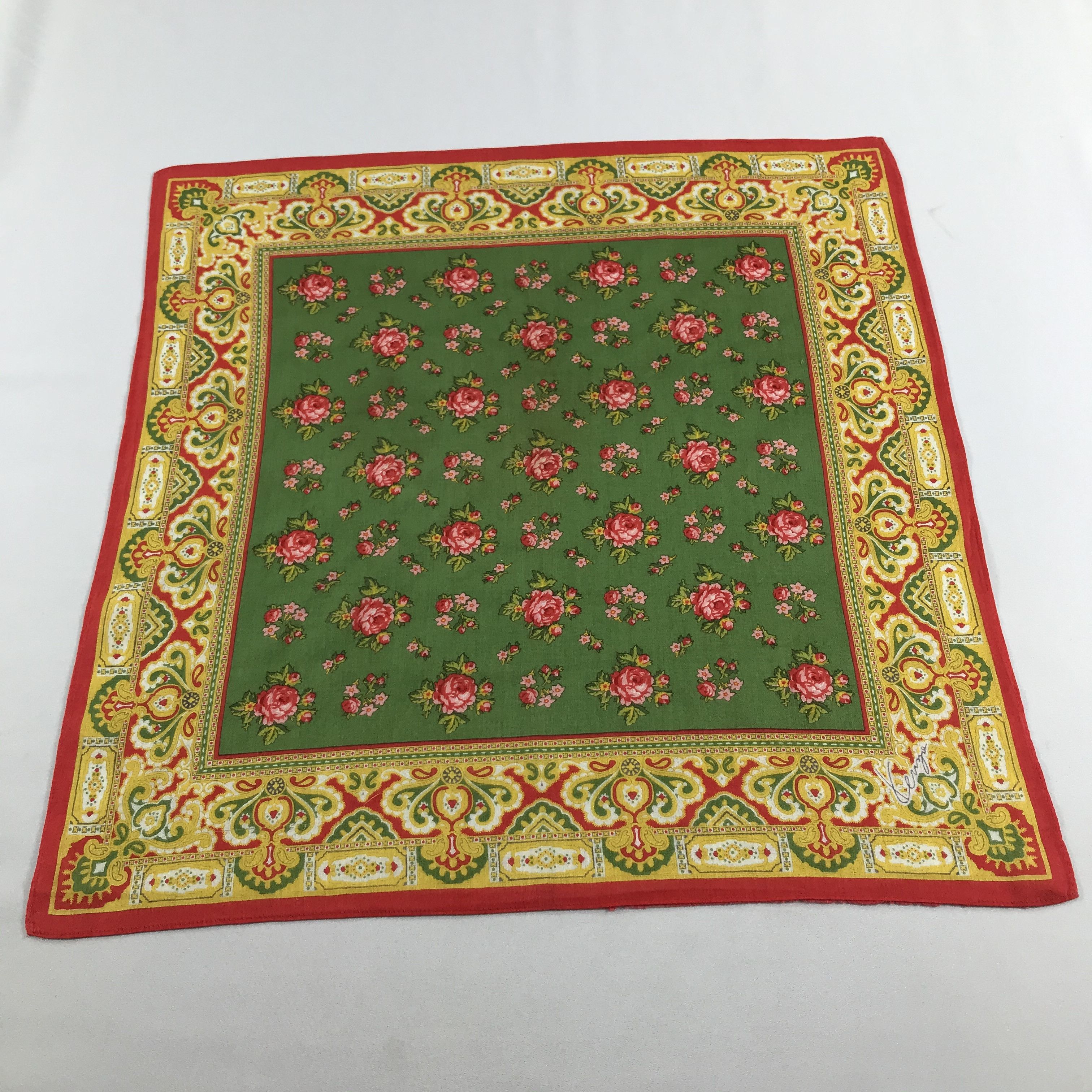Kenzo Kenzo Baroque Handkerchief Neckerchief Bandana H976 Size ONE SIZE - 1 Thumbnail