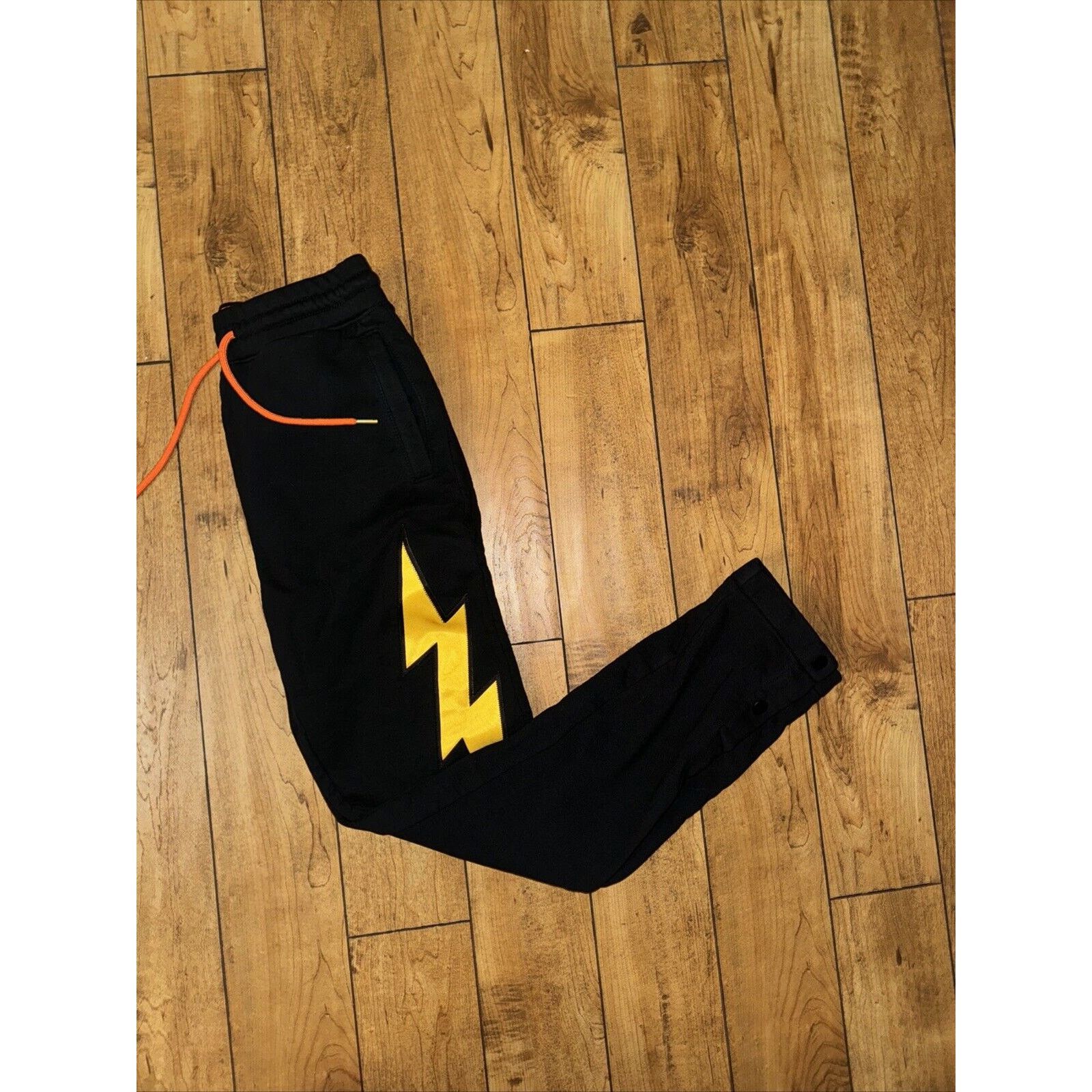 Just Don Just Don Sweatpants 28x32 Small Black Lighting Bolt Size US 28 / EU 44 - 1 Thumbnail