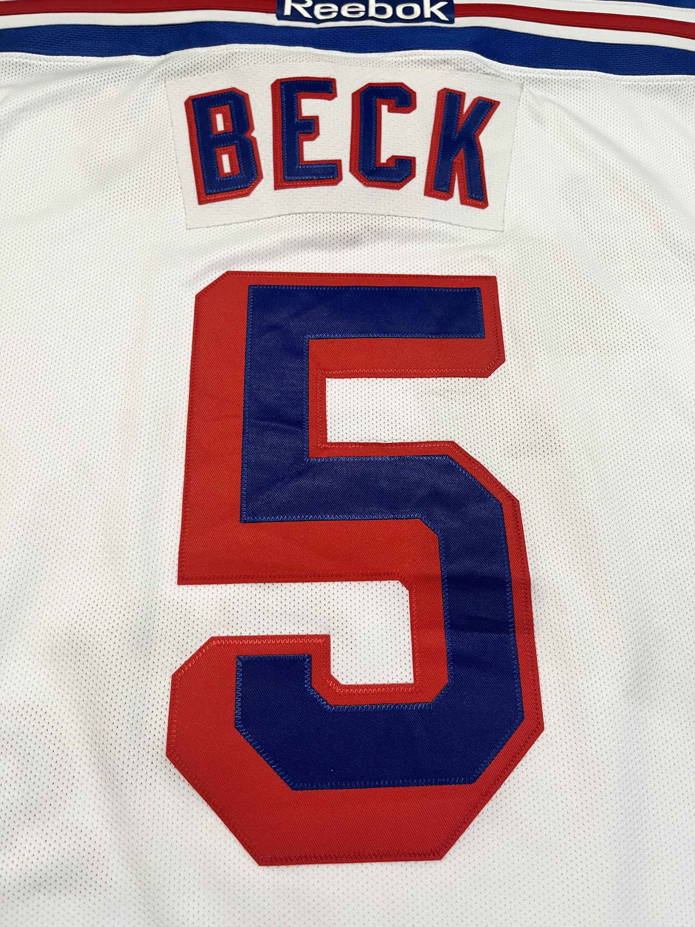 Reebok Reebok Premier New York Rangers BECK #5 NHL Hockey Jersey Size US XXL / EU 58 / 5 - 5 Thumbnail