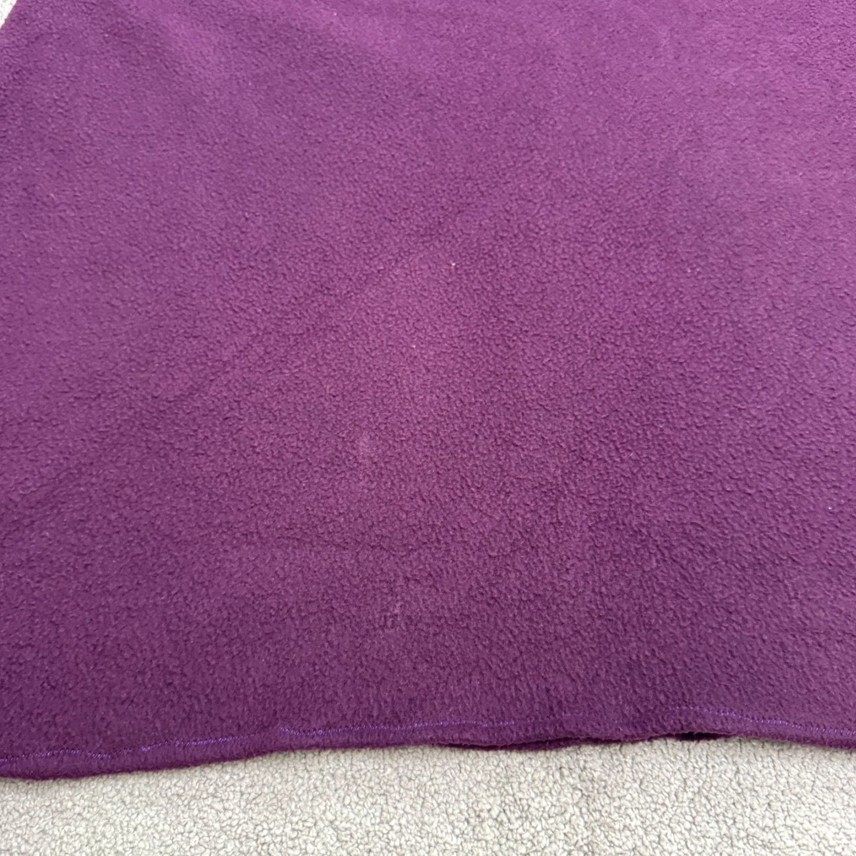 Vintage VINTAGE Y2K Dress Women 2X Purple Leopard Lounge Fleece Tunic Oversized Handmade Size XXL / US 16-18 / IT 52-54 - 6 Thumbnail