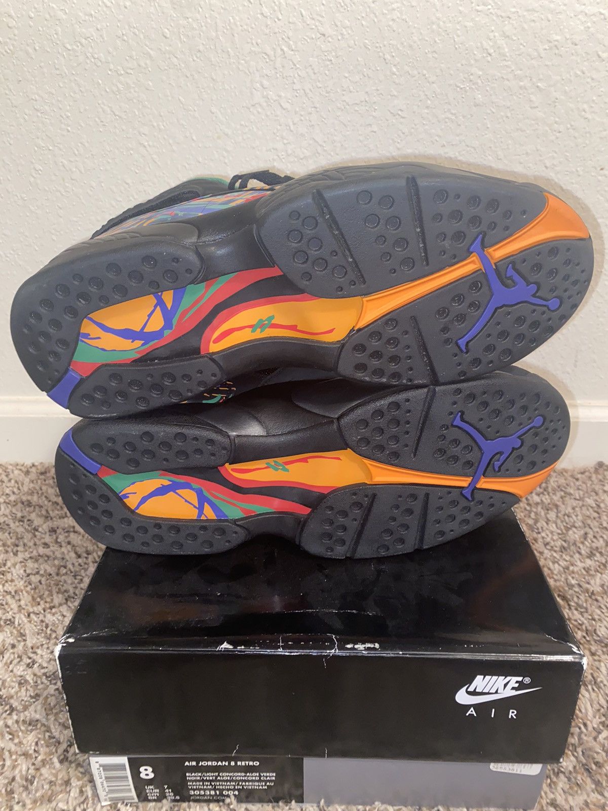 Jordan Brand × Nike Air Jordan 8 Retro Tinker Air Raid Size US 8 / EU 41 - 5 Thumbnail