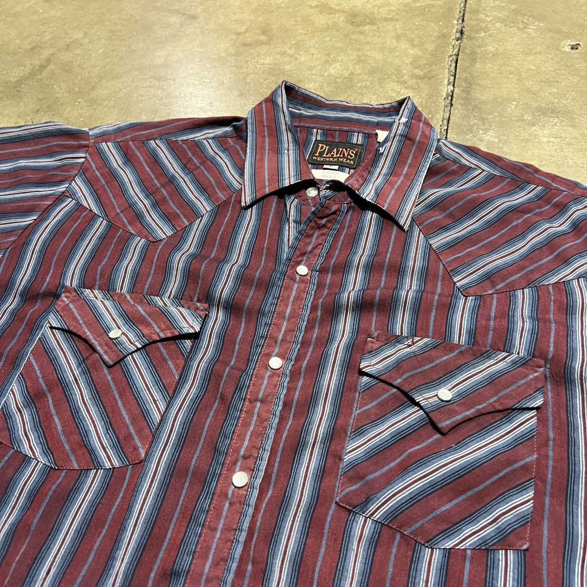 Wrangler Vintage Plains Western Pearl Snap Button Shirt Short Sleeve Size US M / EU 48-50 / 2 - 3 Thumbnail