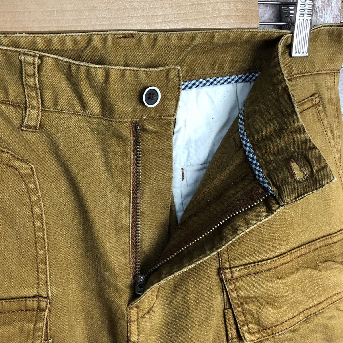 Japanese Brand Tkmixpice Brown utility Cargo big Multipocket Pants #A726 Size US 30 / EU 46 - 13 Thumbnail