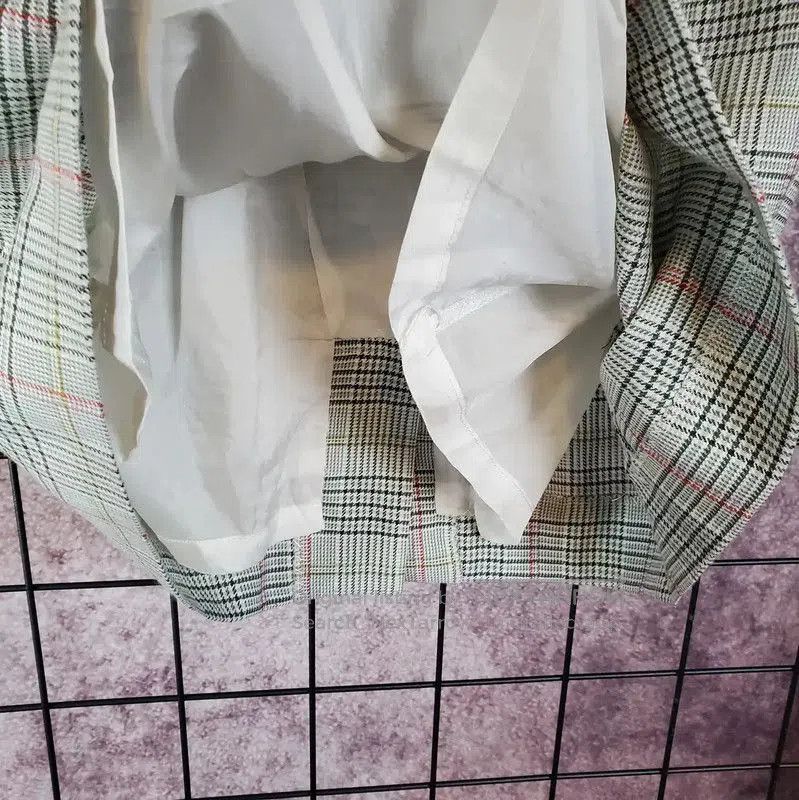 Dior Dior Green Plaid Wool Blend Skirt . Size 23" - 5 Thumbnail