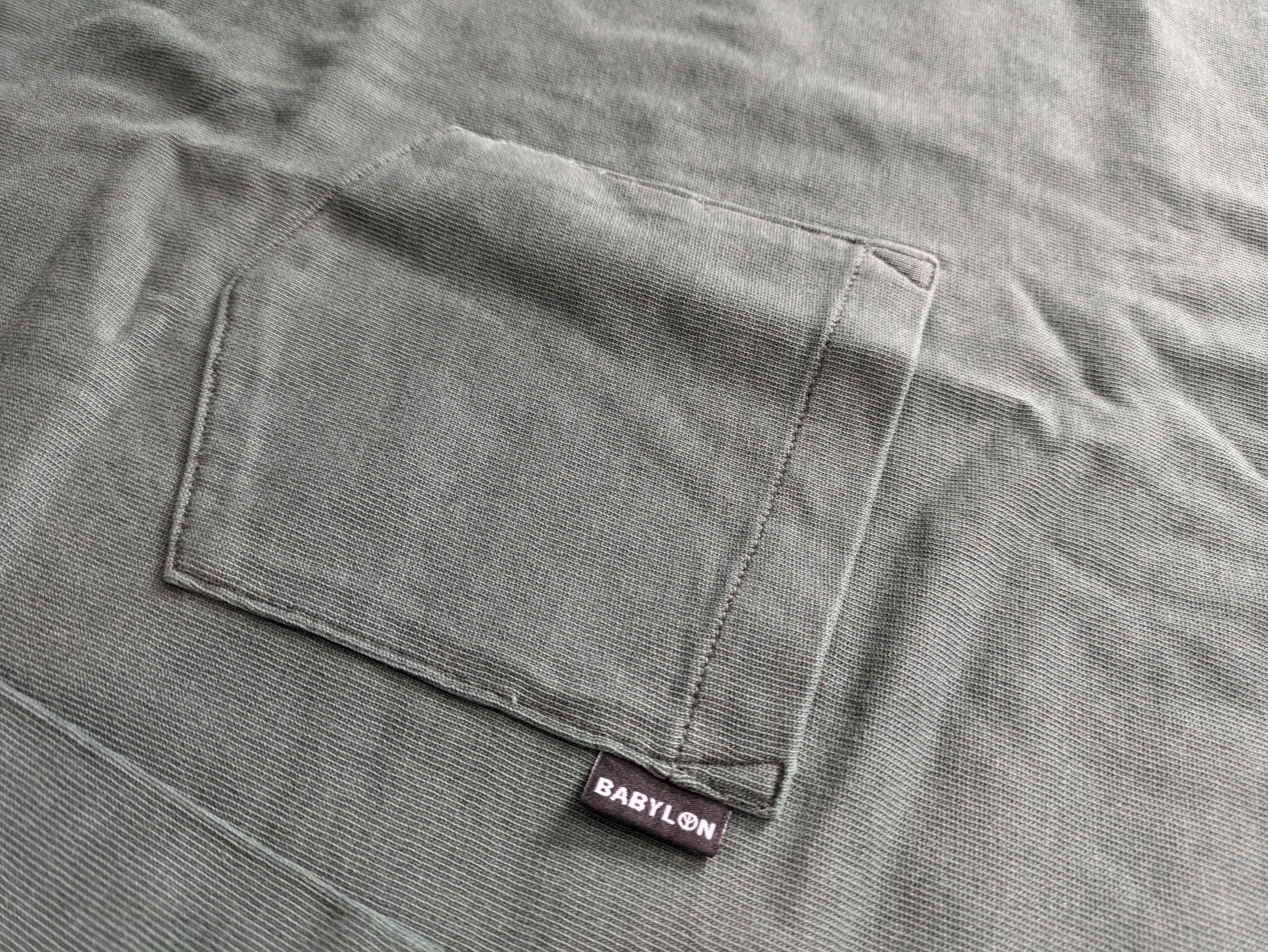 Babylon Garment Dyed Long Sleeve Pocket Tee Size US L / EU 52-54 / 3 - 3 Thumbnail