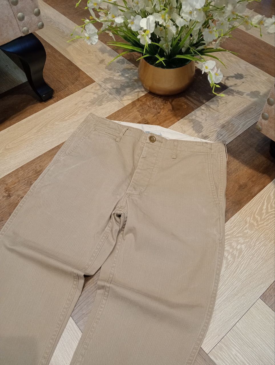 Visvim VISVIM JAPAN PREMIUM GIZA BUCKLE BACK COTTON PANTS Size US 32 / EU 48 - 4 Thumbnail