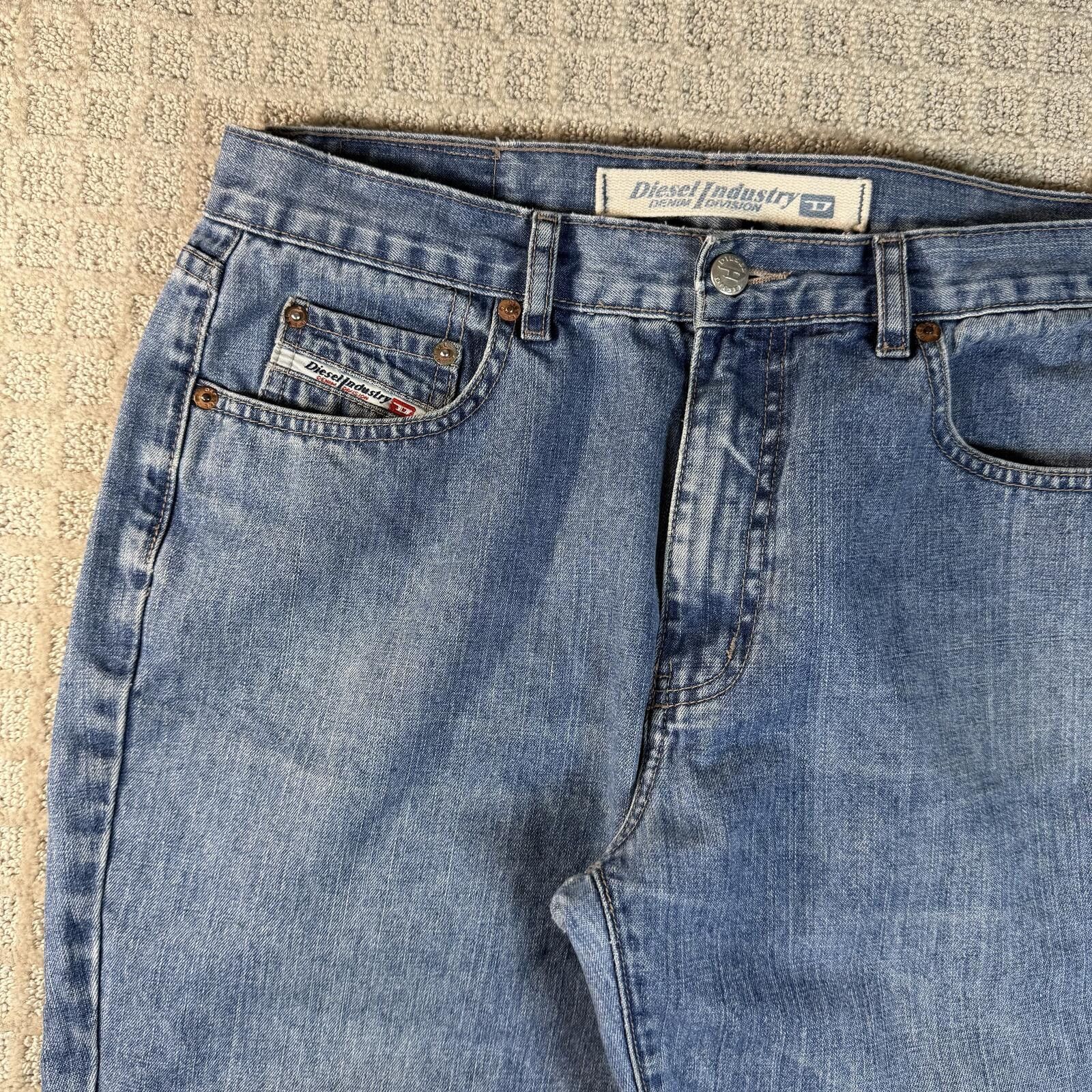 Diesel Y2K Diesel Blue Jeans Mens 33x32.5 Boot Cut Size US 33 - 8 Thumbnail