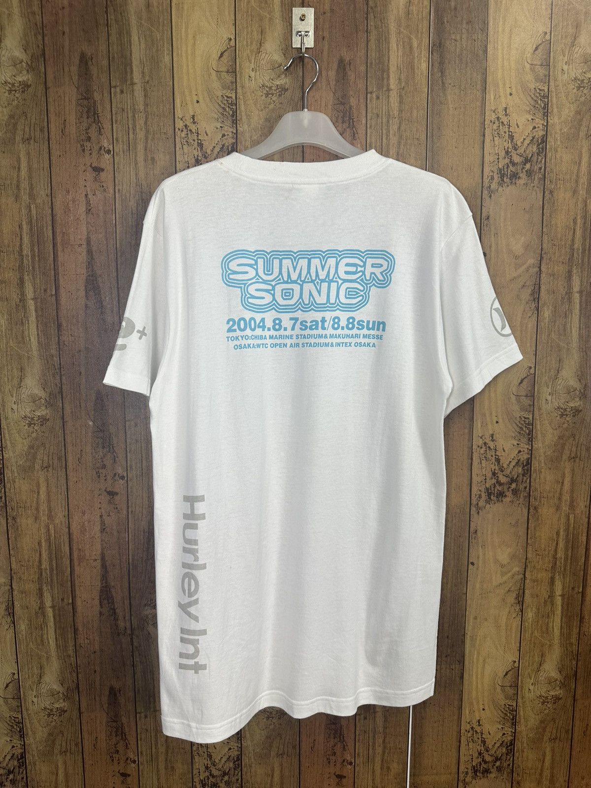 Hurley Vintage Y2K Hurley Summer Sonic 2004 Tokyo Shirt A416 Size US M / EU 48-50 / 2 - 5 Thumbnail