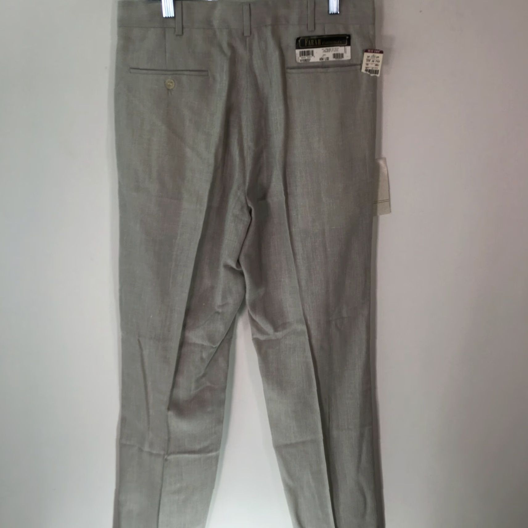Farah Farah Brand Farah Clothing Co Mens Dress Pants Size 34 X32 Beige Regular Rise High Flat Front Cords Straight Pants Size US 34 / EU 50 - 2 Thumbnail