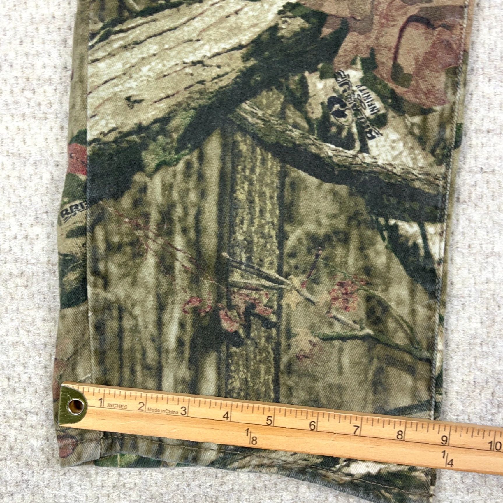 Vintage VINTAGE Mossy Oak Jeans Men 36x30 Straight Leg Denim Camouflage 5-Pocket Regular Green Casual Pants Mens Size US 36 / EU 52 - 6 Thumbnail