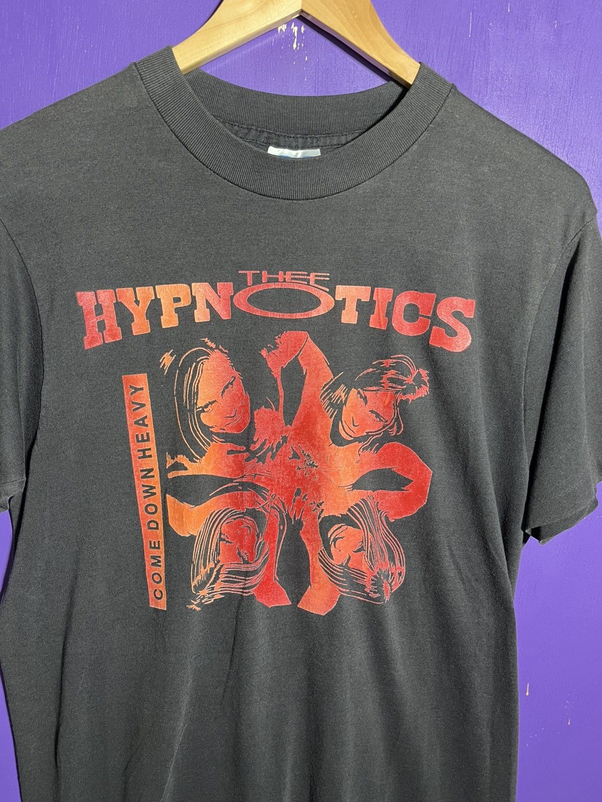 Band Tees × Vintage Vintage 90s Thee hypnotics band members tour tee Size US L / EU 52-54 / 3 - 3 Thumbnail