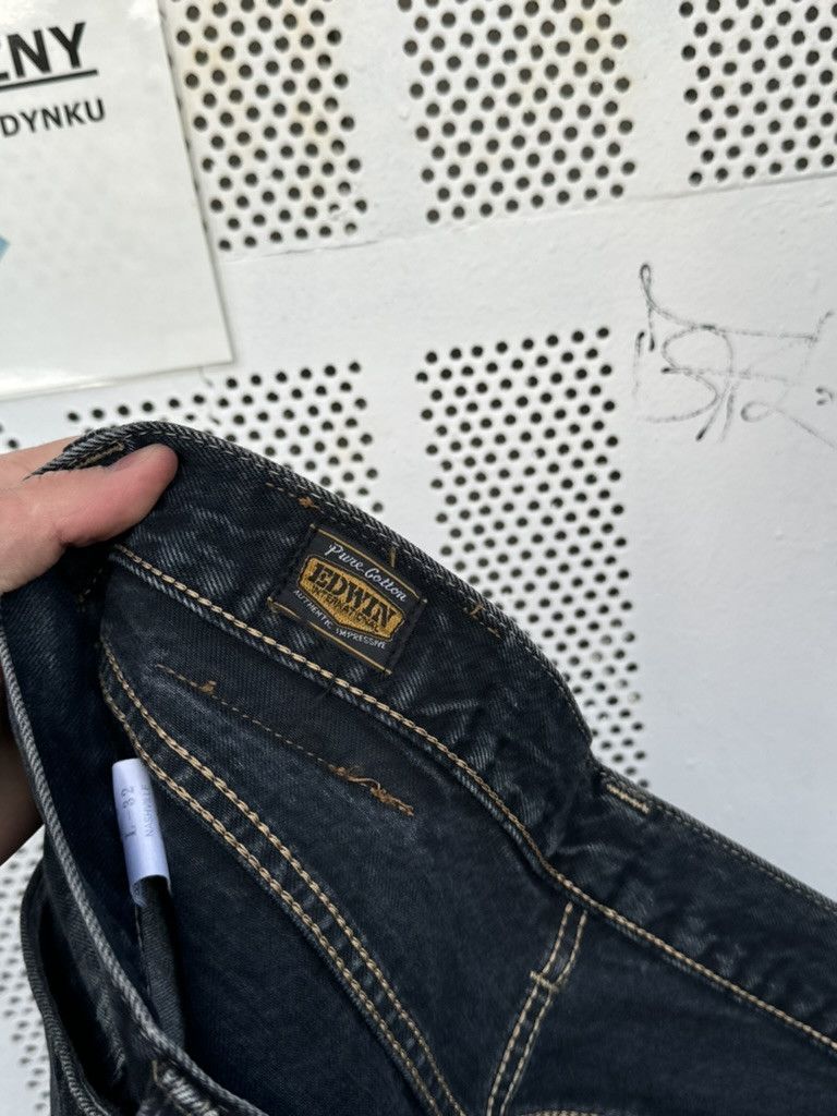 Edwin × Japanese Brand × Vintage Vintage Edwin Japan Denim Pants Jeans Black Size US 36 / EU 52 - 6 Thumbnail
