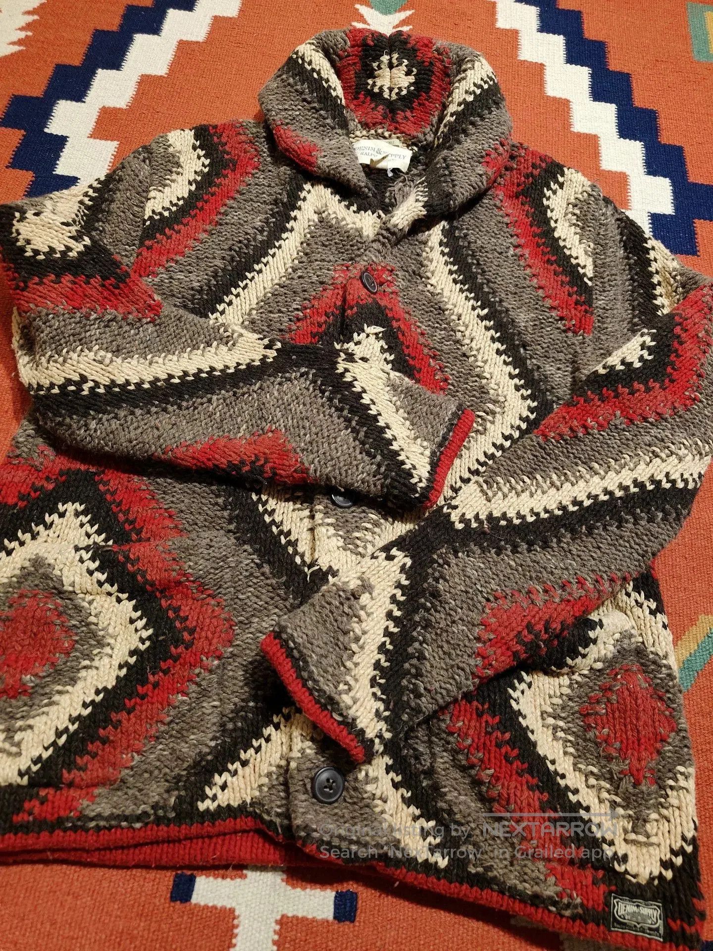 RRL Ralph Lauren Polo Ralph Lauren Navajo Zip-Up Sweater. Size US M / EU 48-50 / 2 - 7 Thumbnail