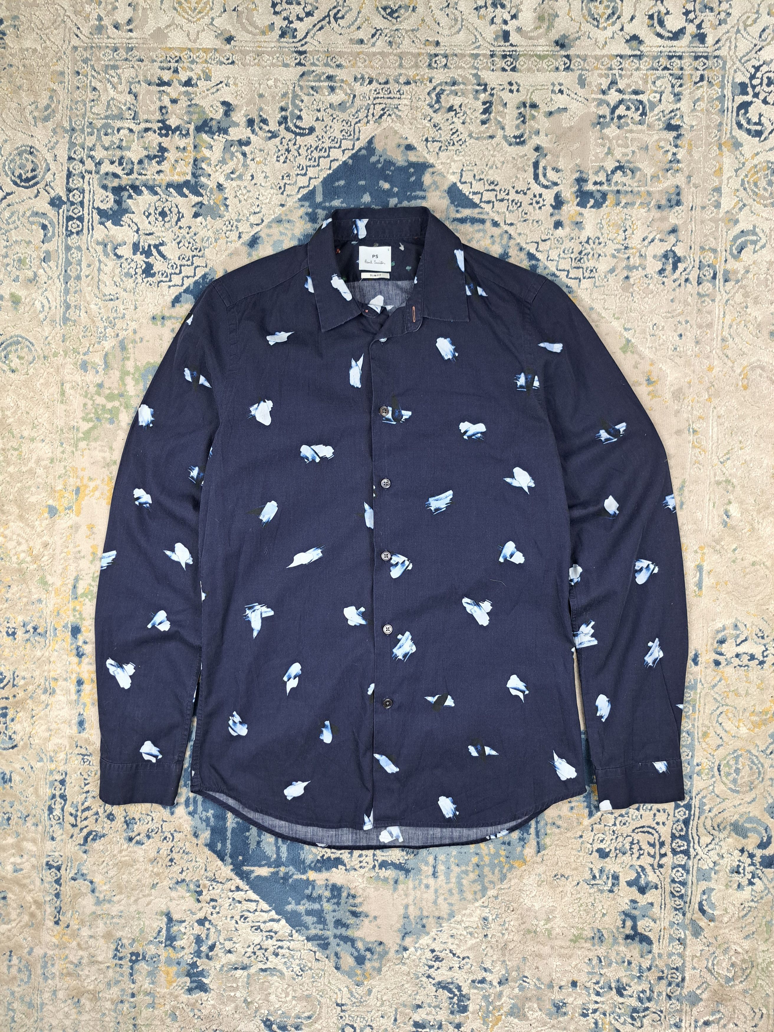 Paul Smith Paul Smith Abstract Graphic Art All Over Print Button Shirt Size US S / EU 44-46 / 1 - 1 Thumbnail