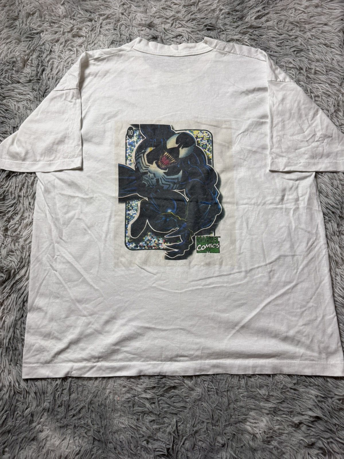 Vintage Vintage Spiderman vs Venom Promo Tee 1995 Marvel Comics Size US XXL / EU 58 / 5 - 6 Thumbnail