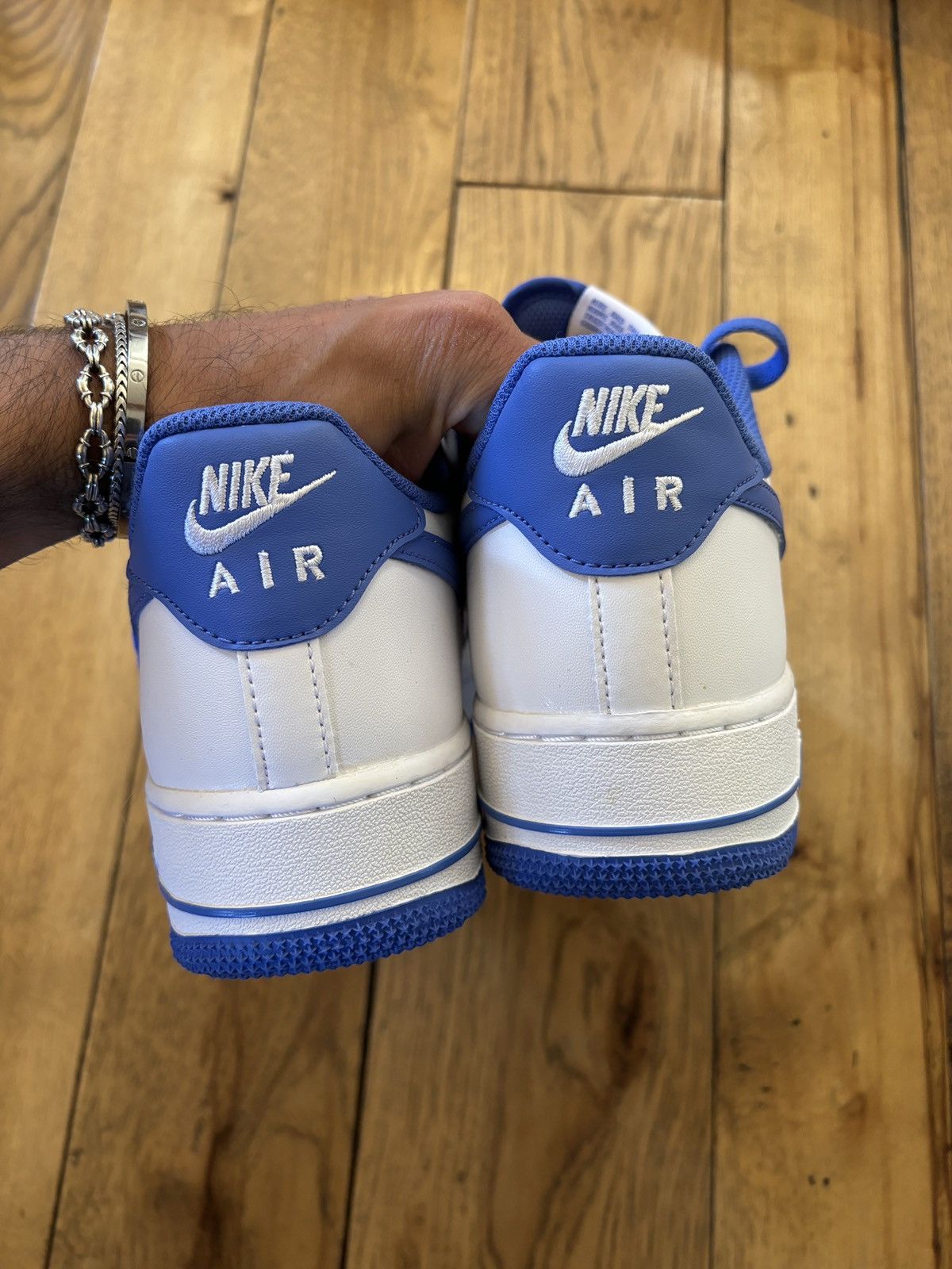 Nike Nike Air Force 1 ‘07 Medium Blue Size US 9 / EU 42 - 6 Thumbnail