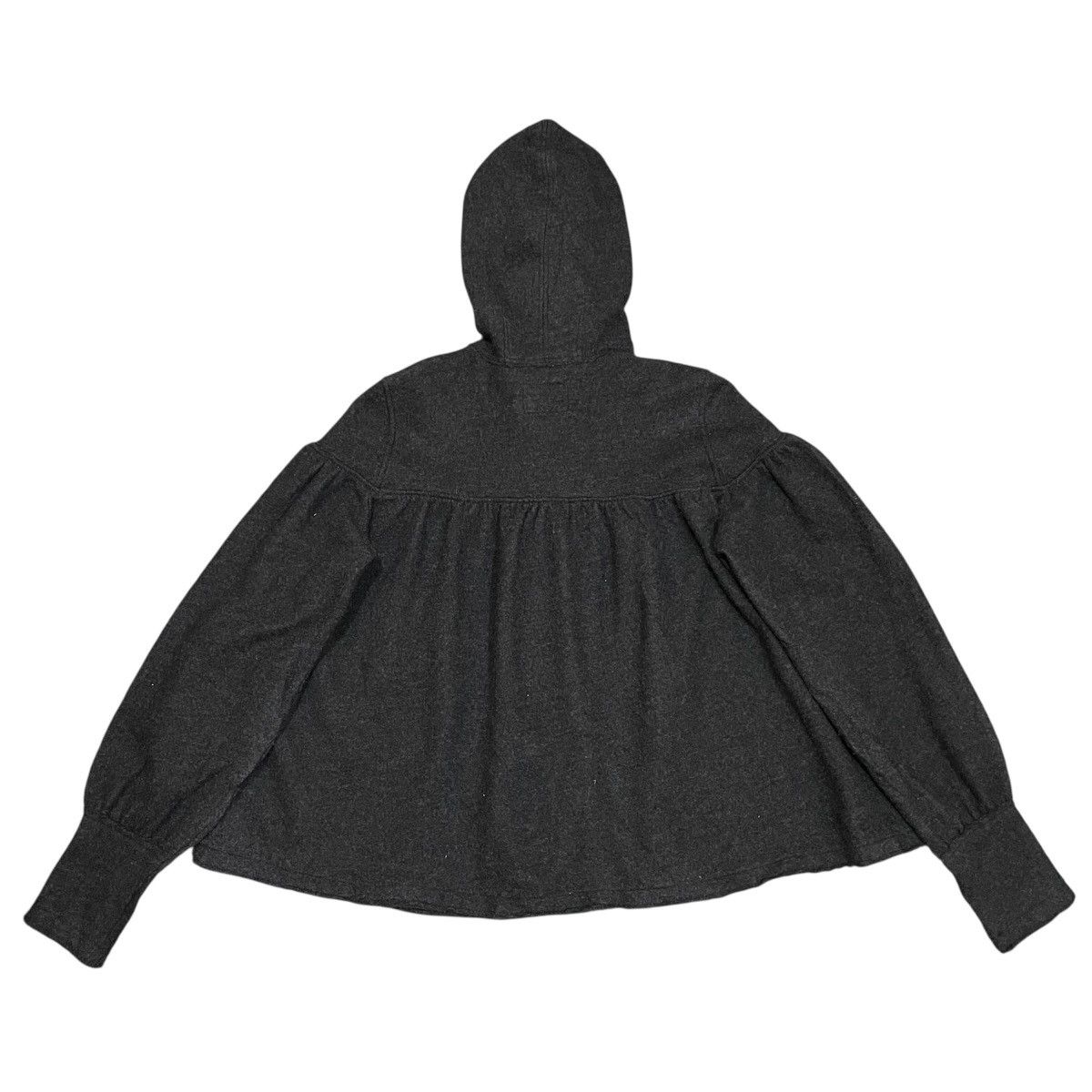 Zucca Zucca Issey Miyake Snap Button Wool Hoodie Size M / US 6-8 / IT 42-44 - 4 Thumbnail