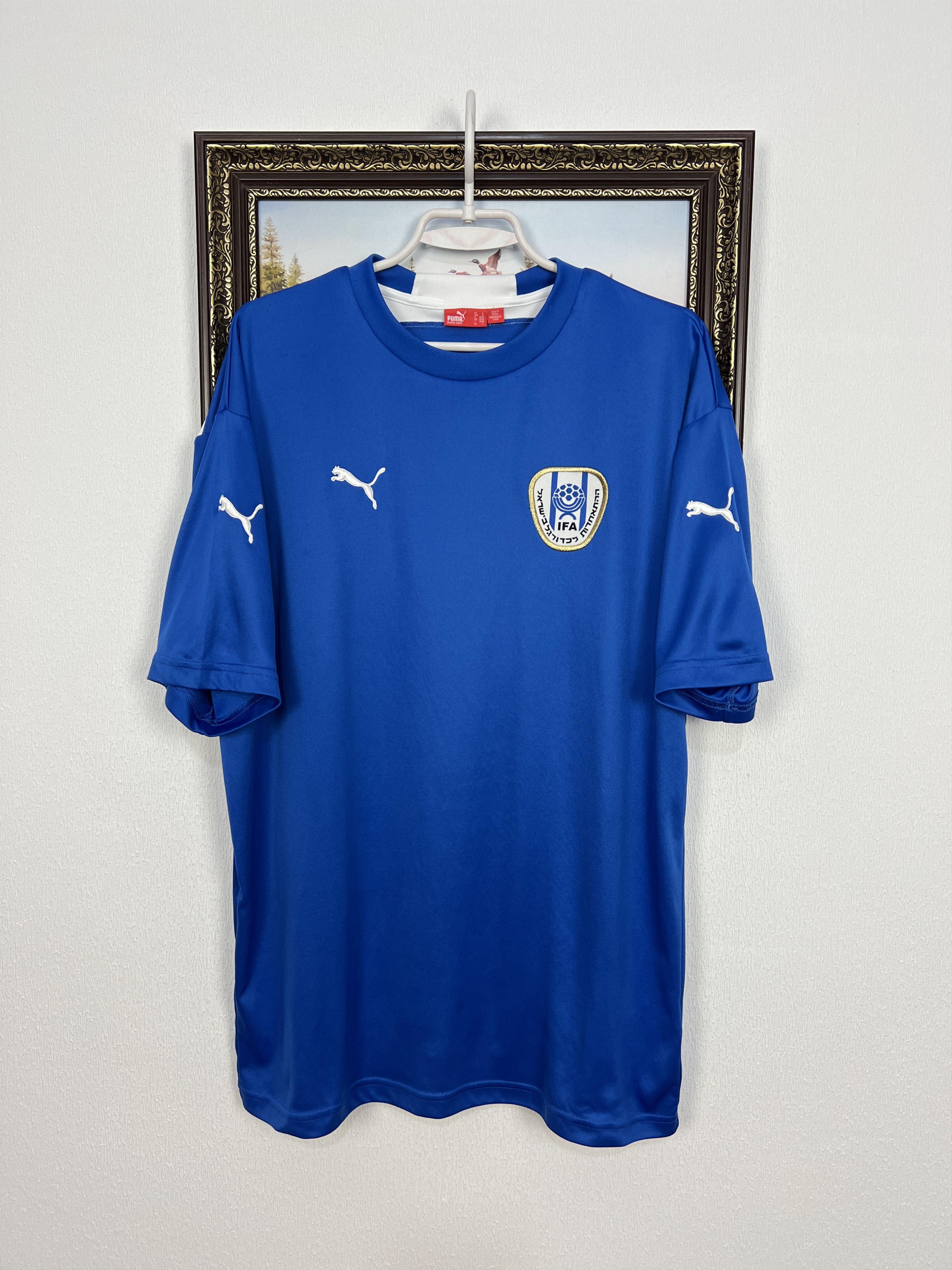 Israel Home football shirt 2006 Soccer Puma Blue Jersey