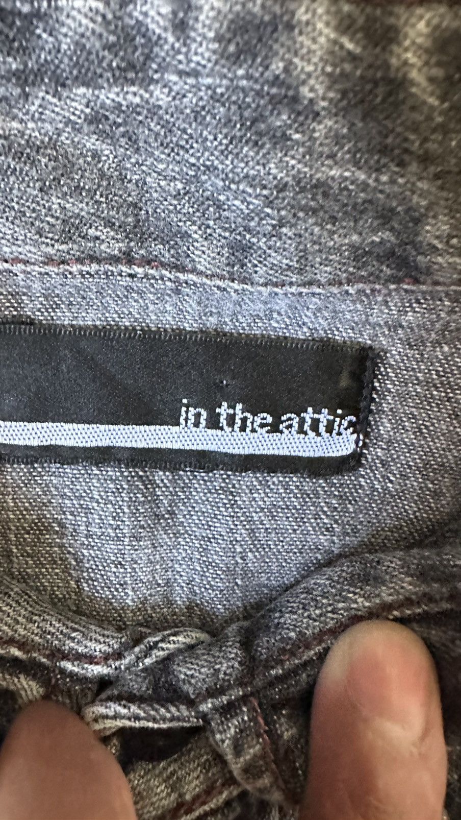 In The Attic VINTAGE IN THE ATTIC DESIGNER DISTRESSED SHIRT Size US M / EU 48-50 / 2 - 8 Thumbnail