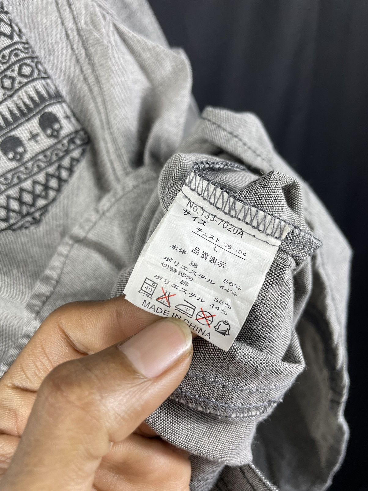 If Six Was Nine × Japanese Brand × Le Grande Bleu (L.G.B.) In The Attic homme GOTHIC SHIRT IF SIX WAS NINE LGB STYLE l Size L / US 10 / IT 46 - 7 Thumbnail