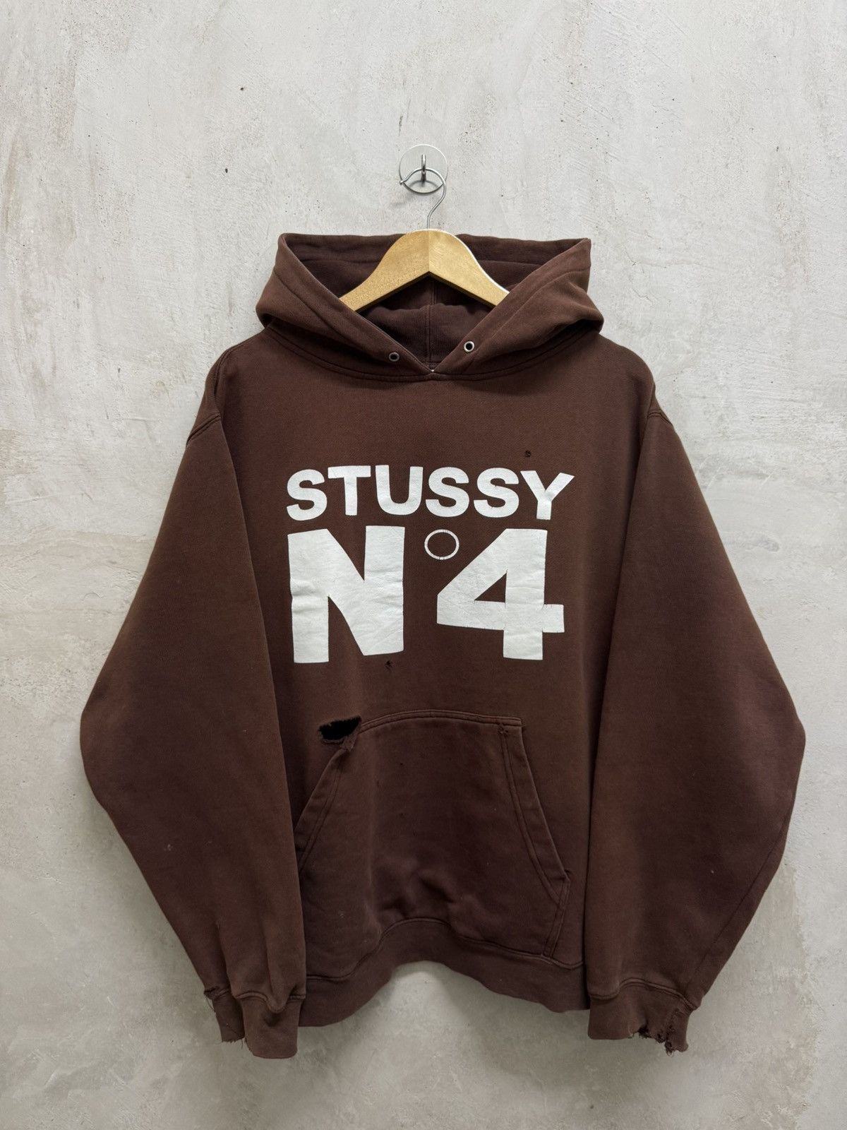 Stussy Stussy Paris Exclusive Hoodies Dark Brown. | Grailed