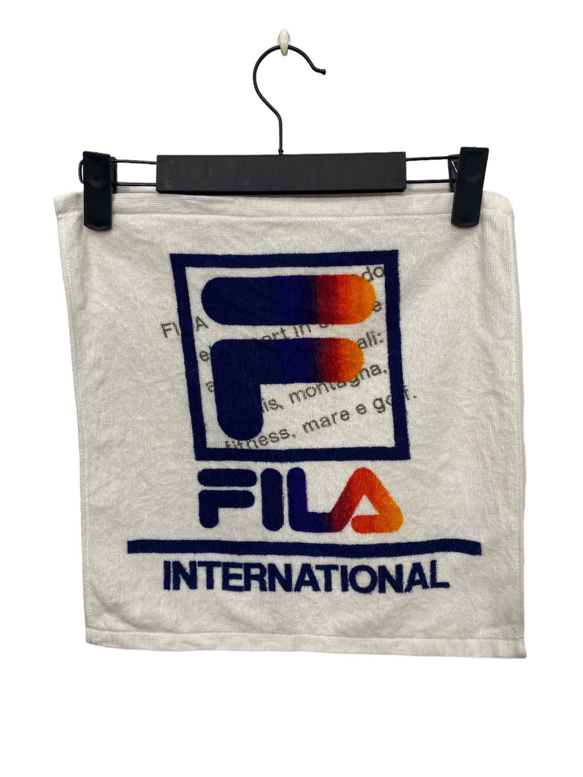 Fila VINTAGE FILA Japan Face / Hand Towel handkerchief Size ONE SIZE - 1 Thumbnail