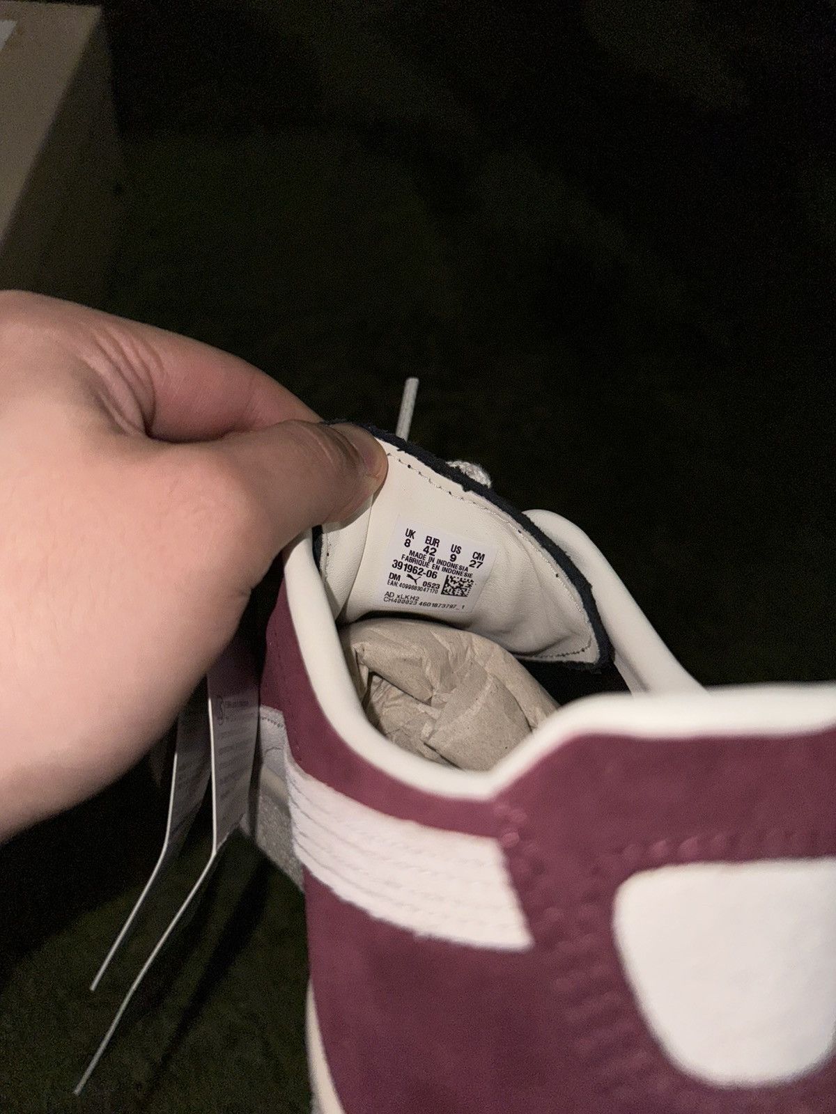 Puma [US 9] Puma Clyde OG Archive Purple Dark Jasper Ivory Size US 9.5 / EU 42-43 - 13 Thumbnail