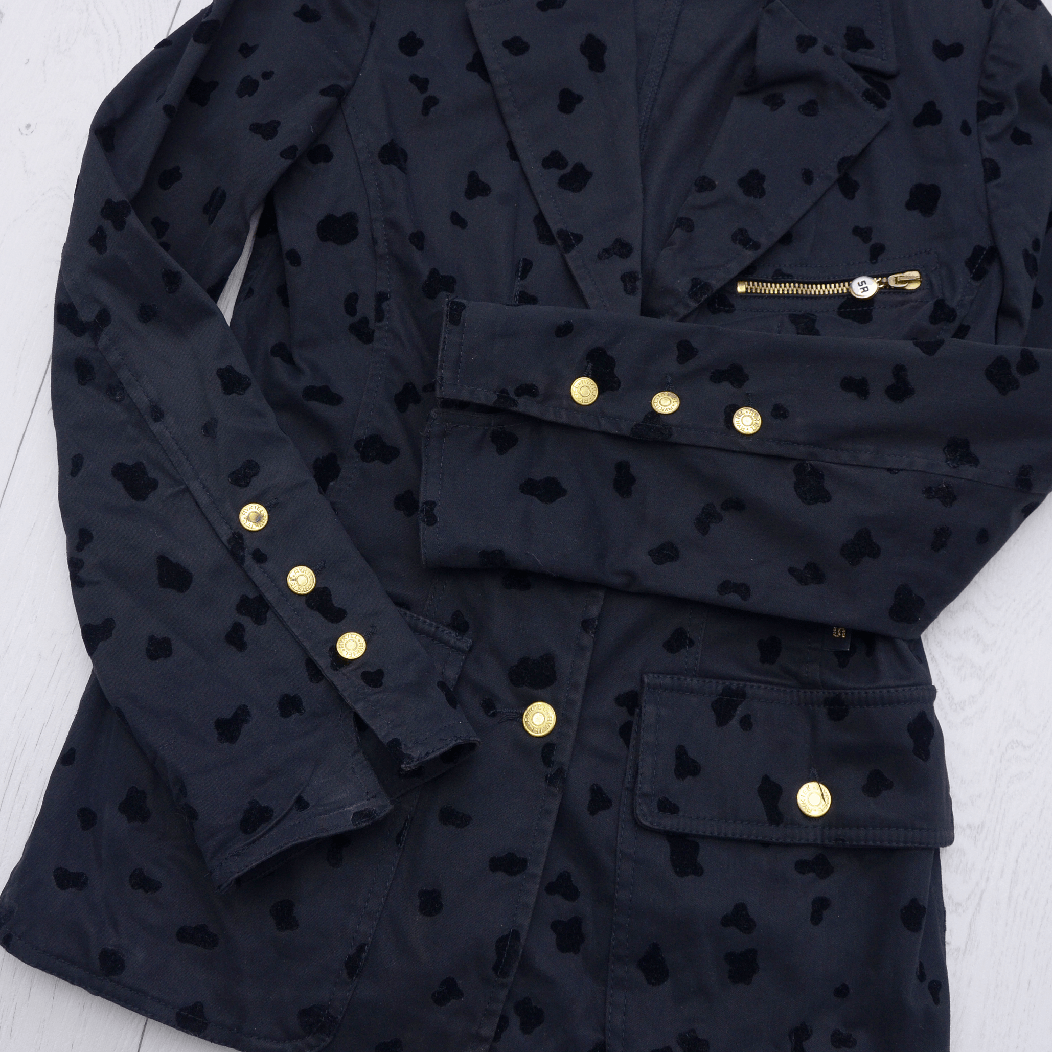 Designer × Sonia Rykiel × Vintage Vintage Sonia Rykiel Jeans Leopard Print Blazer JAcket Coat Size XS / US 0-2 / IT 36-38 - 4 Thumbnail
