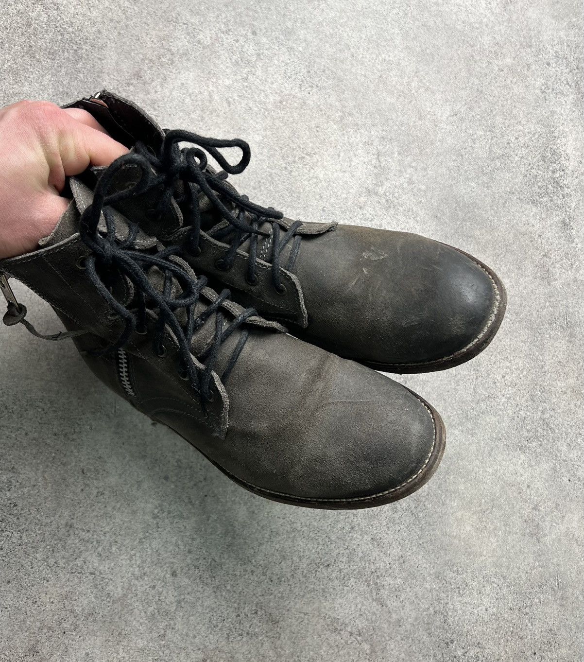 Steve Madden Steve Madden rare conspiracy style double zil leather boots Size US 10.5 / EU 43-44 - 7 Thumbnail