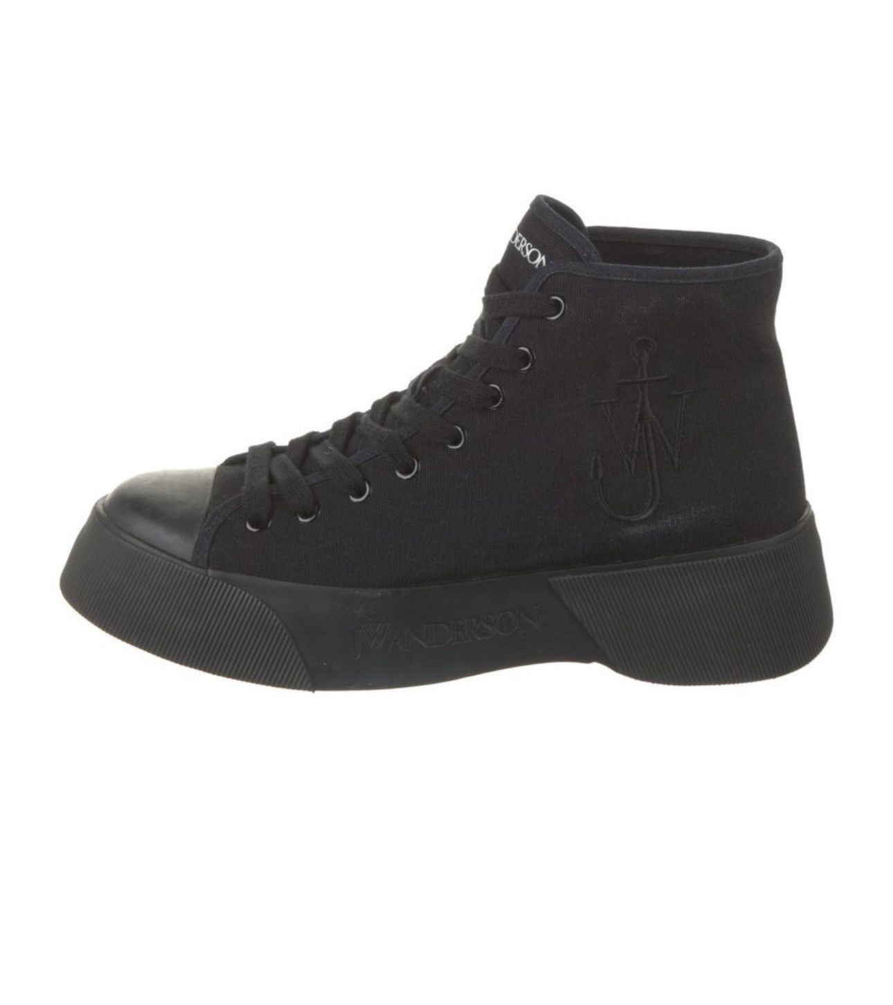 JW Anderson J.W Anderson Canvas Embroidered Lace-Up Boots Size US 10 / IT 40 - 2 Thumbnail