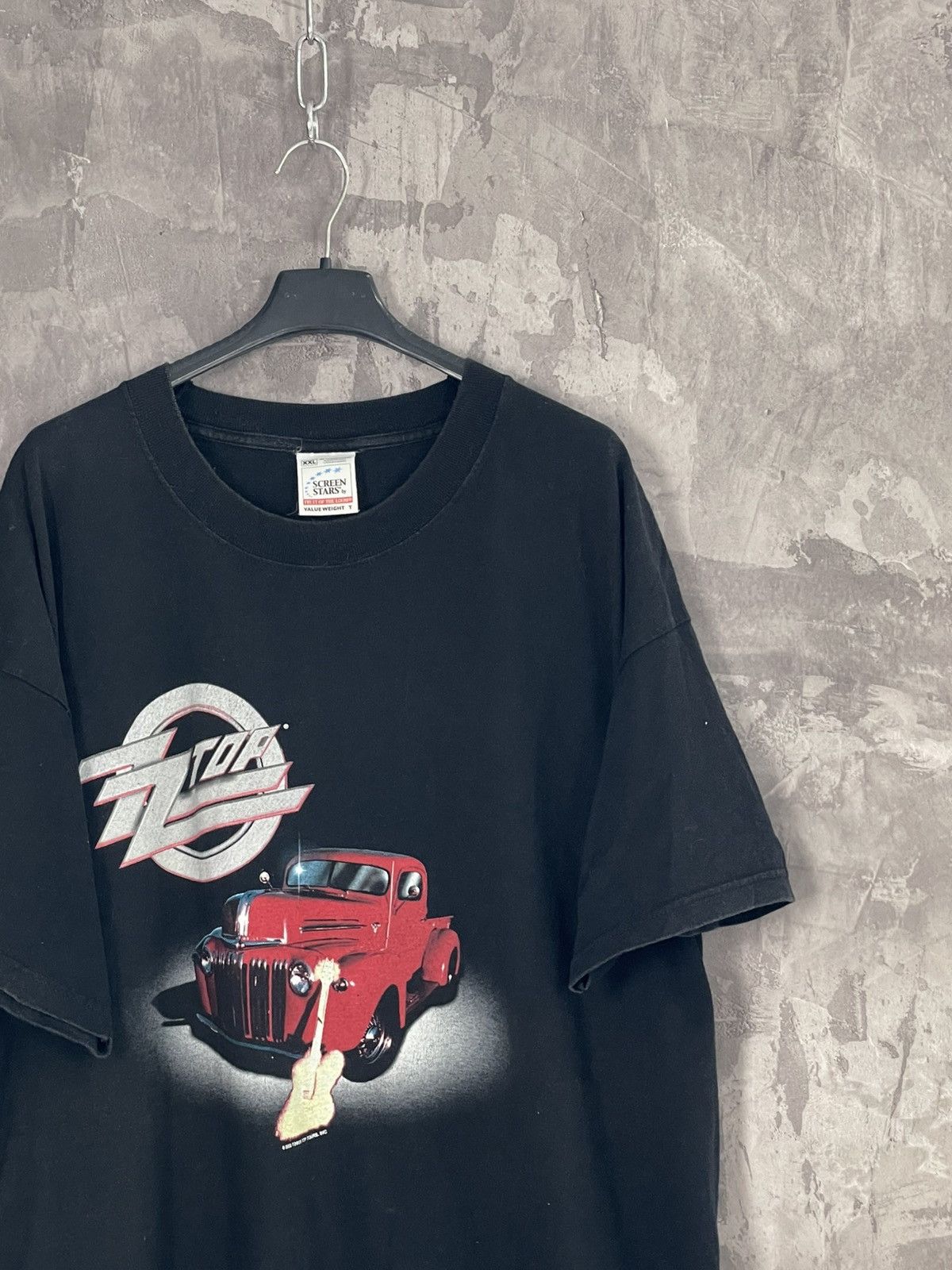 Band Tees × Vintage 2002 ZZ Top Sharp Dressed Men 00s Tee Band Rock Size US XXL / EU 58 / 5 - 5 Thumbnail