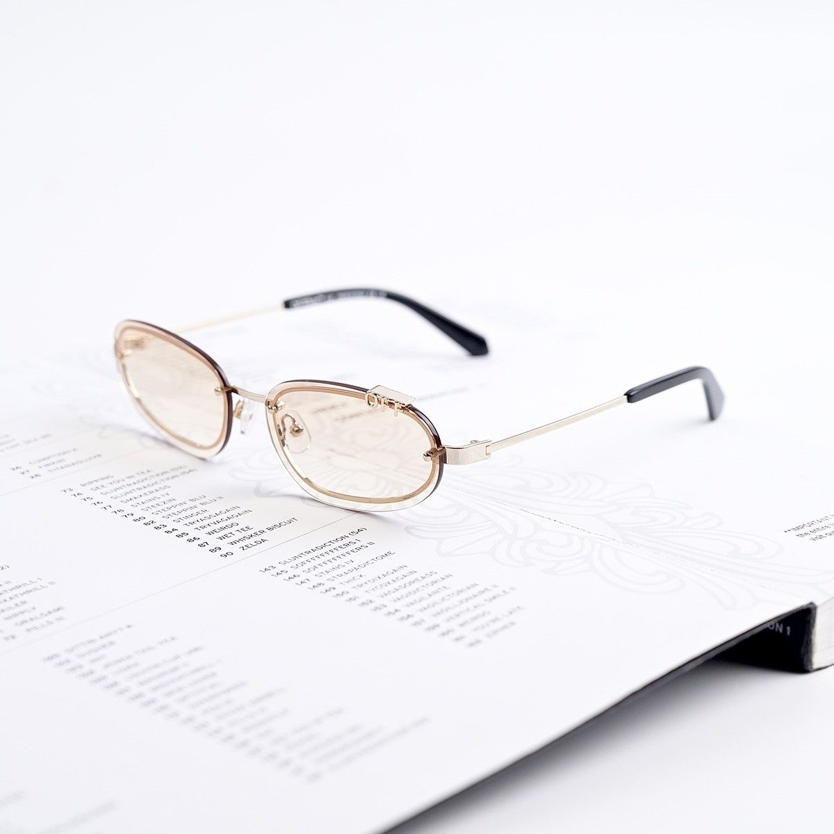 Off-White OFF WHITE MIAMI GOLD GRADIENT BROWN SUNGLASSES Size ONE SIZE - 1 Thumbnail