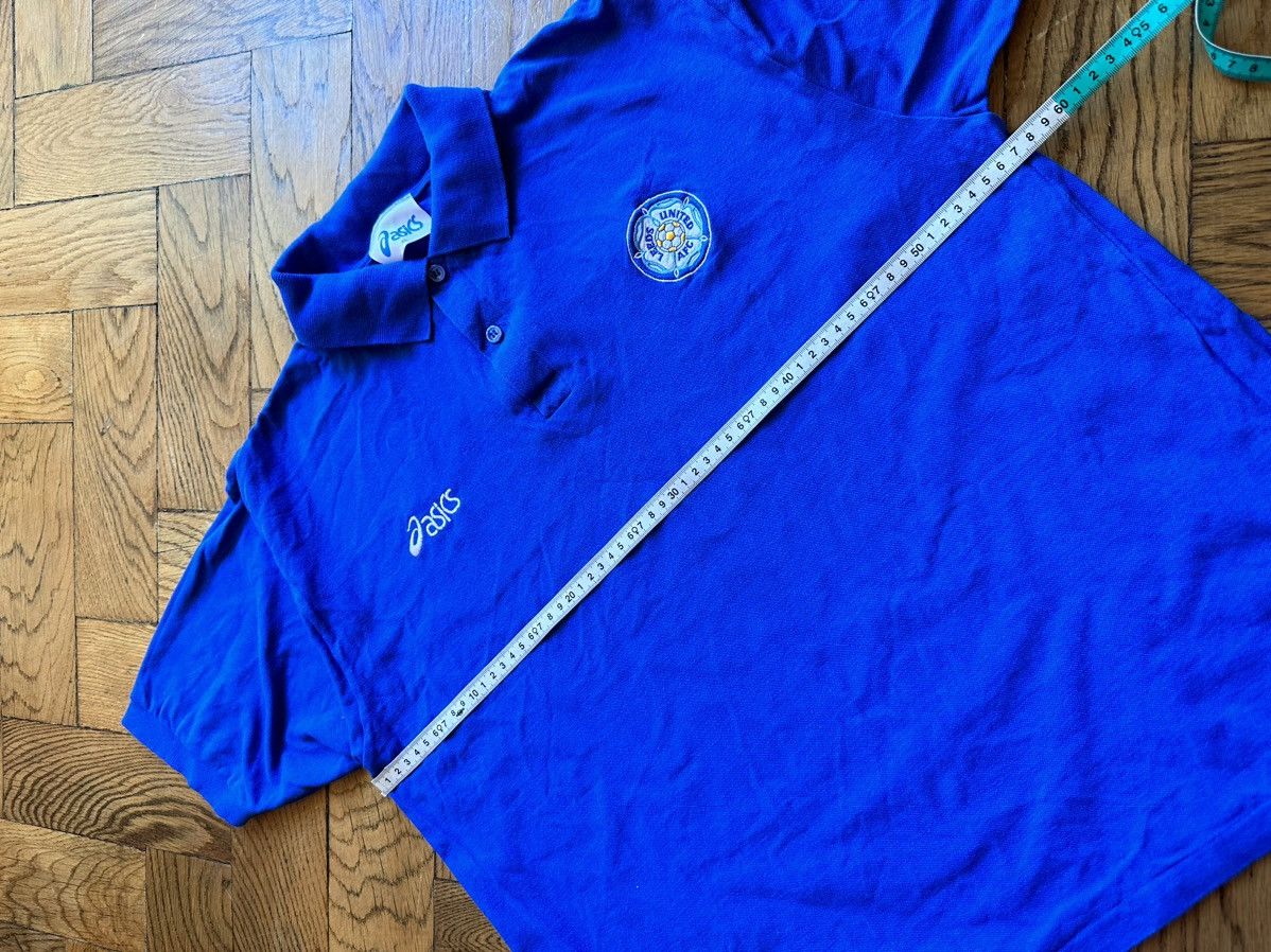 Asics Leeds United Asics Vintage Soccer Cotton Jersey Size US XL / EU 56 / 4 - 5 Thumbnail