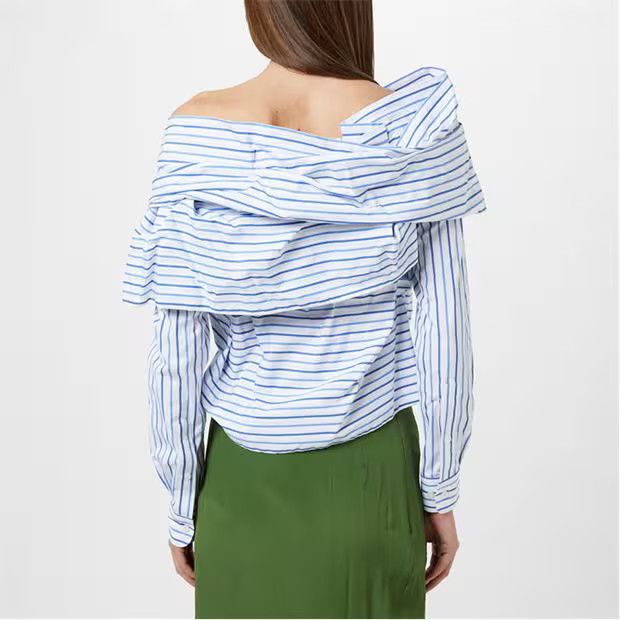Dries Van Noten o1g2r1mq1024 Shirt in Light Blue Size S / US 4 / IT 40 - 5 Thumbnail
