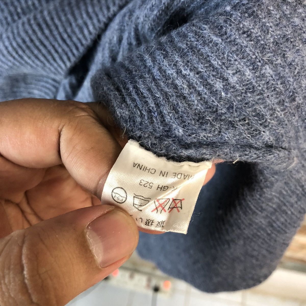Homespun Knitwear × Japanese Brand Port Arthur Blue vintage Knitwear #A2236 Size US L / EU 52-54 / 3 - 11 Thumbnail