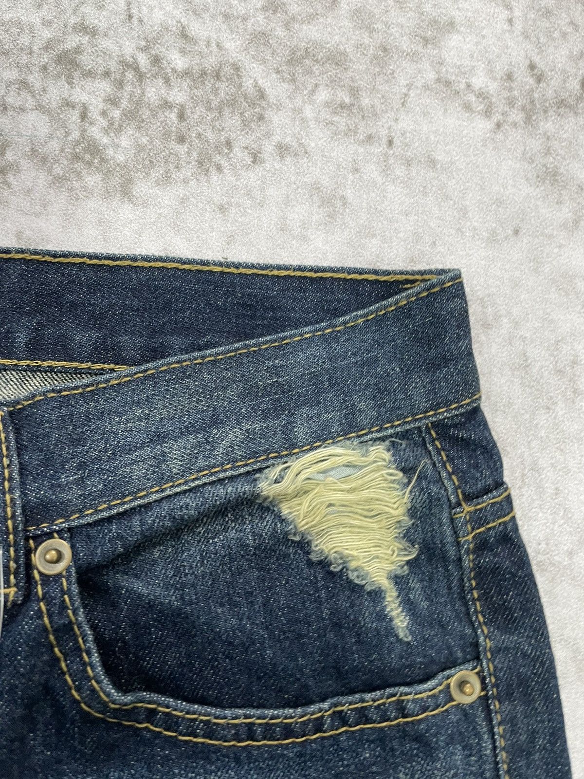 Hysteric Glamour × If Six Was Nine × Le Grande Bleu (L.G.B.) 2000s patchwork japan denim pants kapital style Size US 31 - 6 Thumbnail