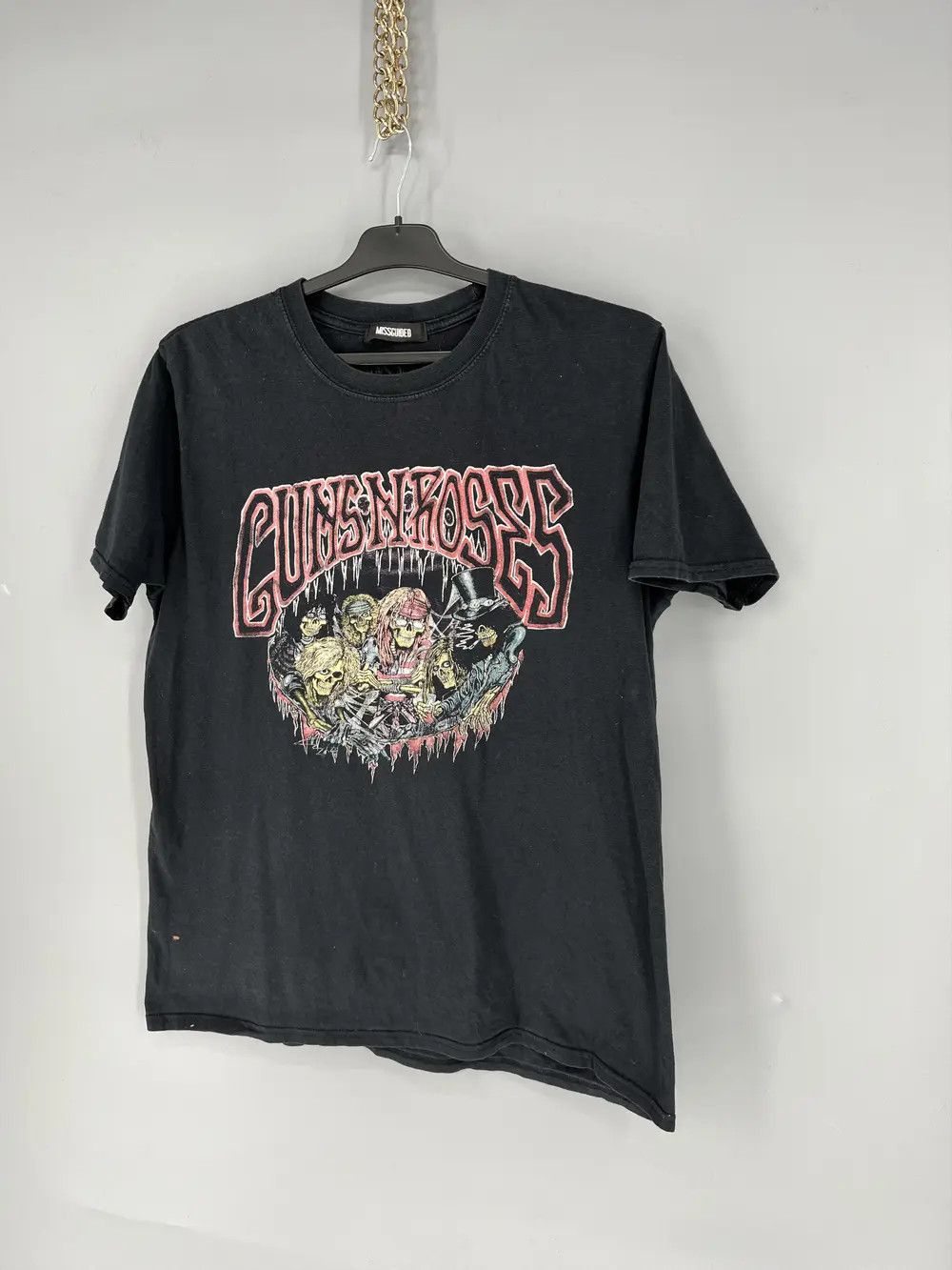 Band Tees Vintage Guns N’ Roses 🌹 Big Logo Double Sided T-Shirt Size US L / EU 52-54 / 3 - 3 Thumbnail