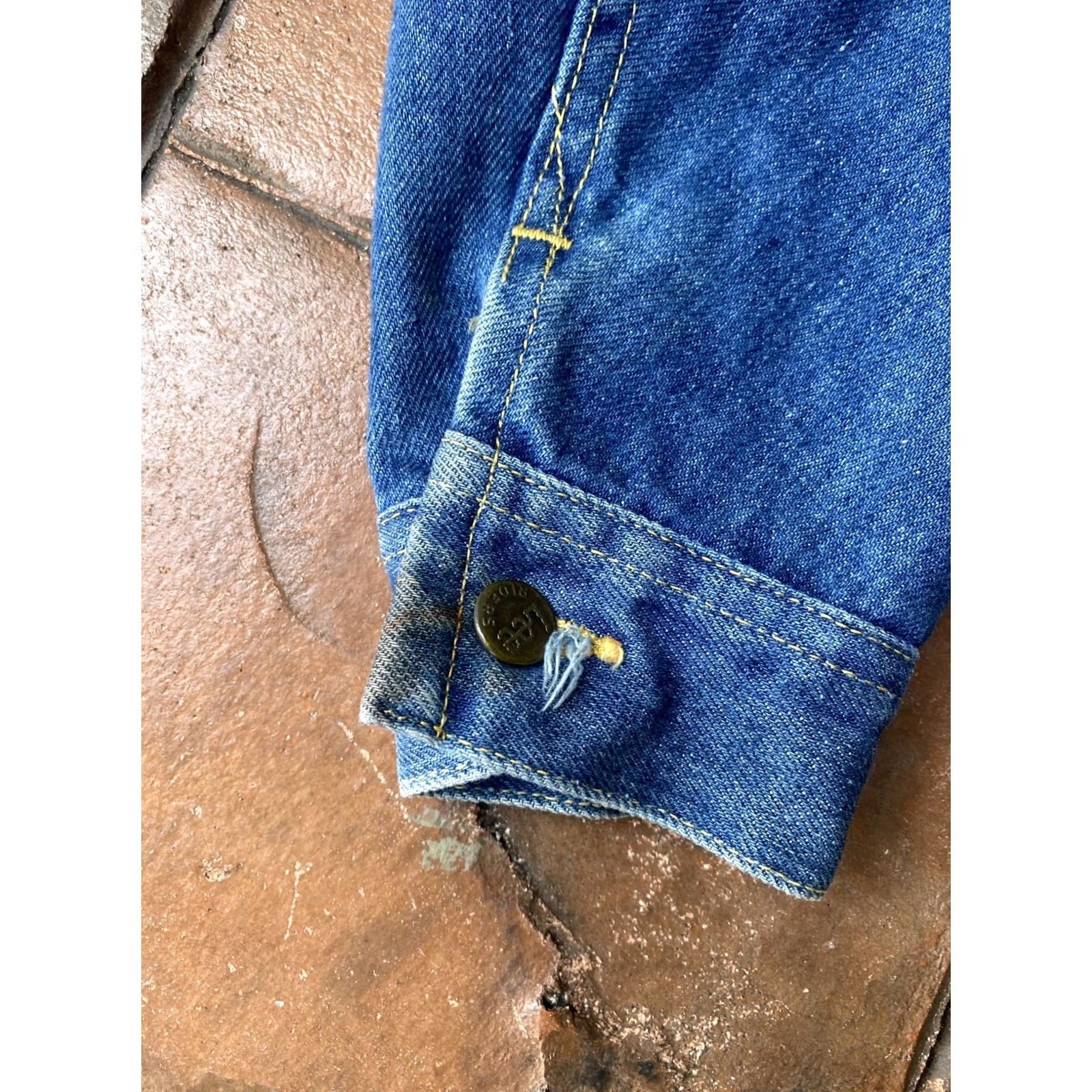 Lee VINTAGE Lee Riders Harley Davidson Denim Jacket Size 28" / US 6 / IT 42 - 4 Thumbnail